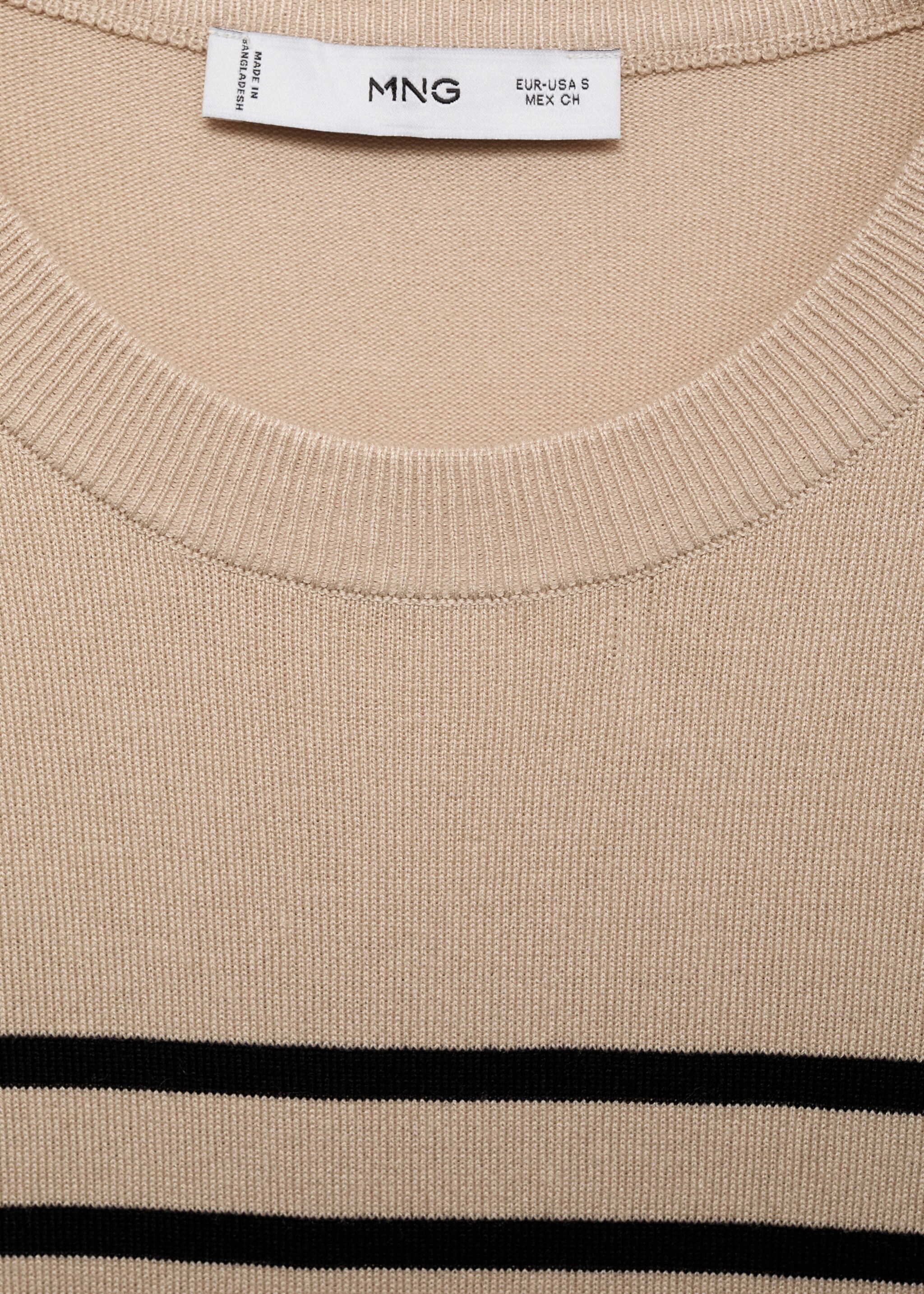 Short-sleeved fine-knit sweater - Details of the article 8