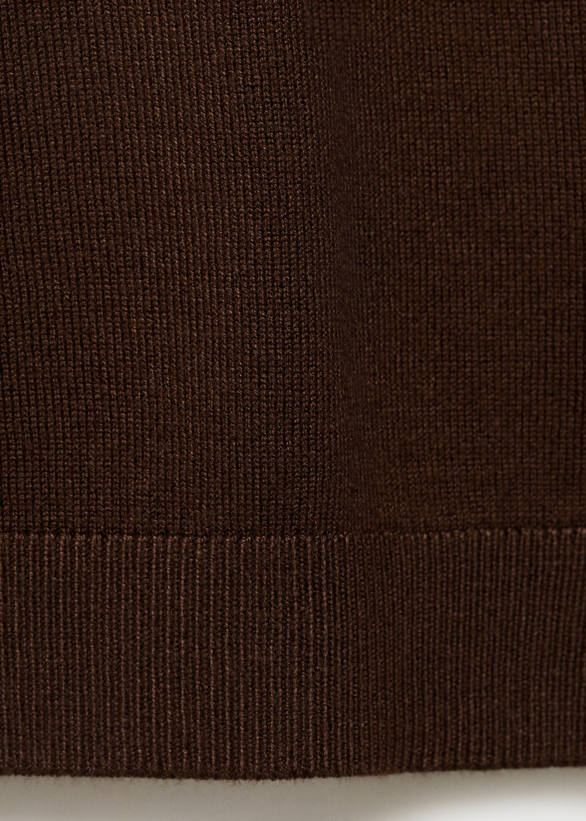 Short-sleeved fine-knit sweater - Details of the article 0