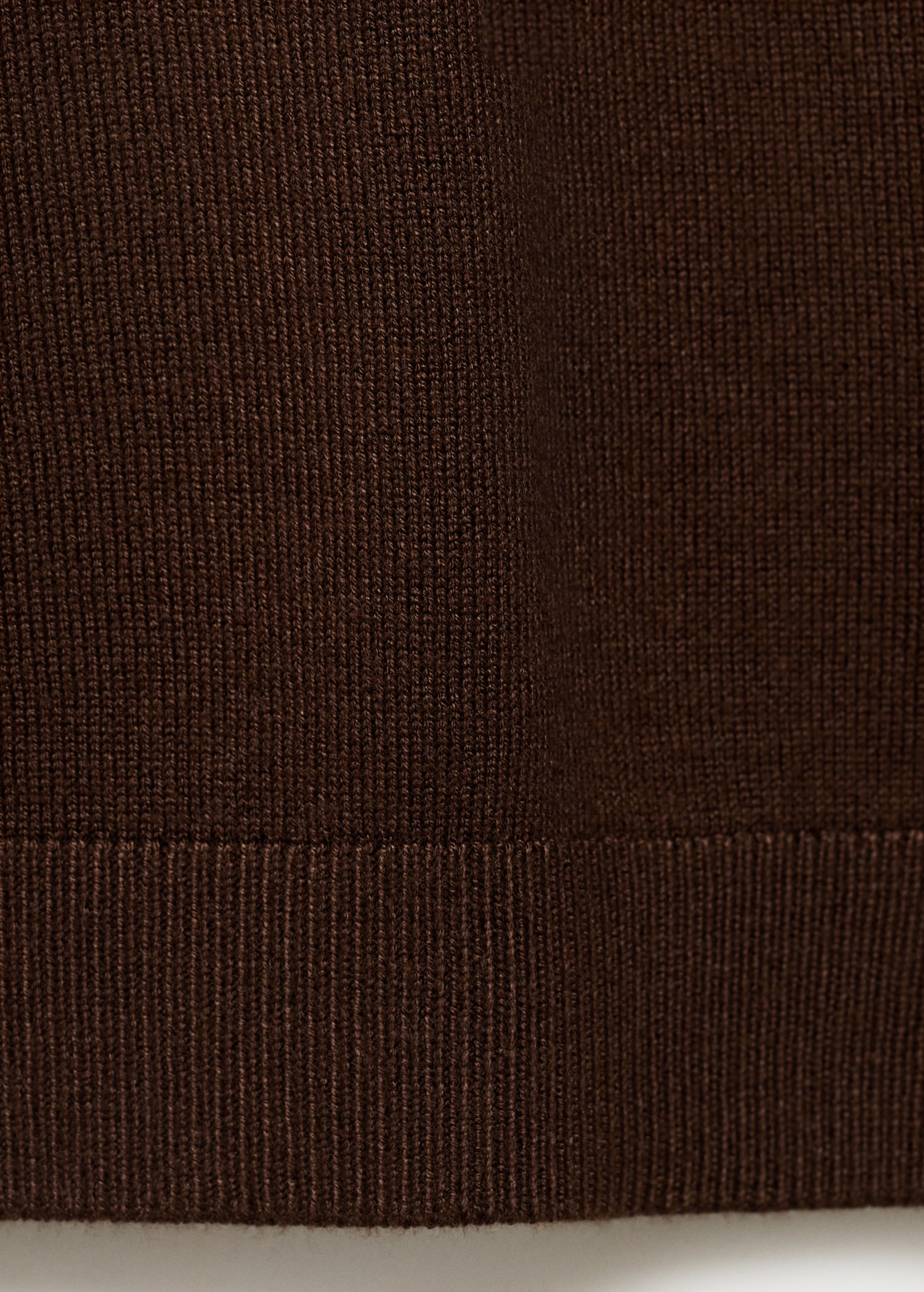 Short-sleeved fine-knit sweater - Details of the article 0