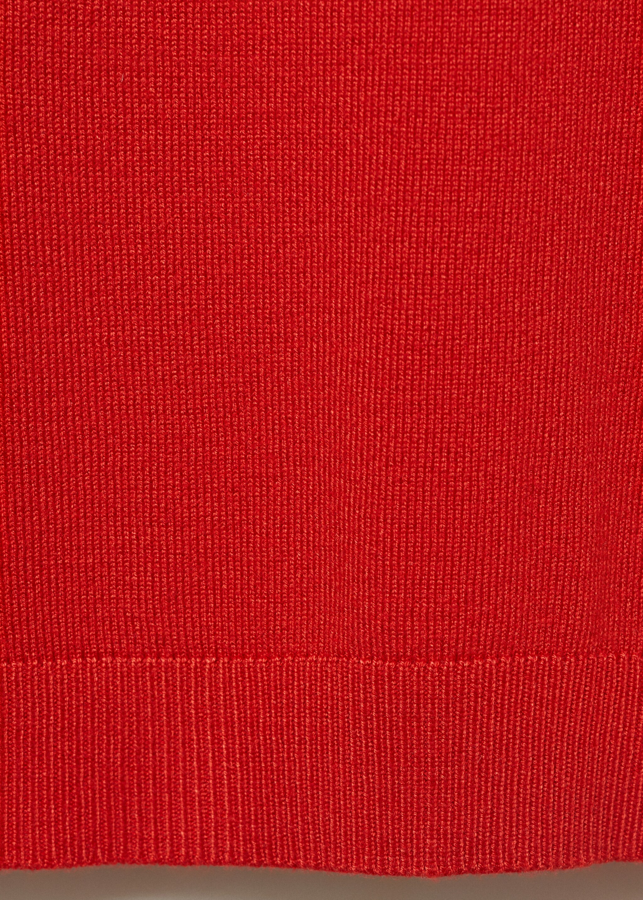 Short-sleeved fine-knit sweater - Details of the article 0