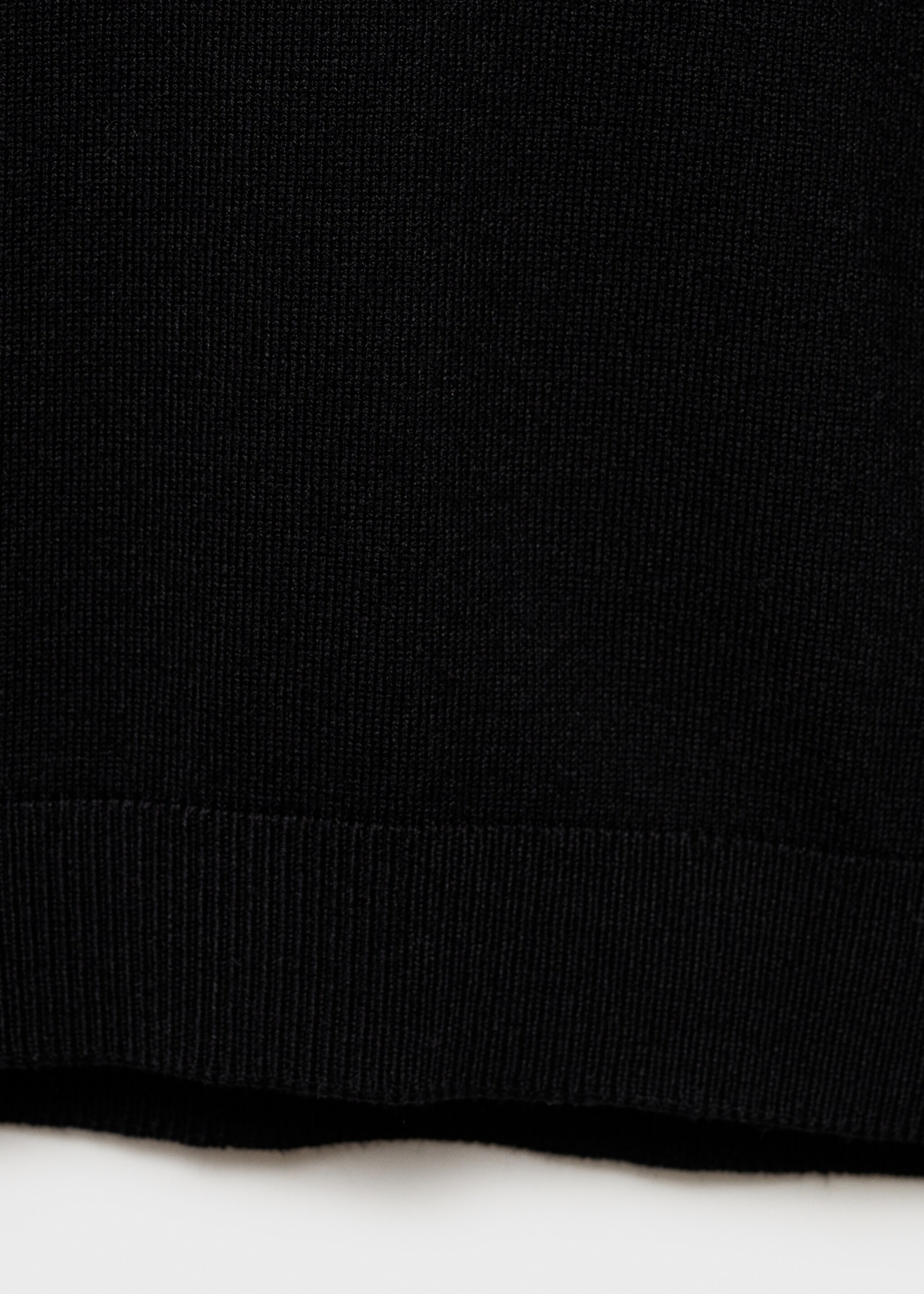 Short-sleeved fine-knit sweater - Details of the article 0
