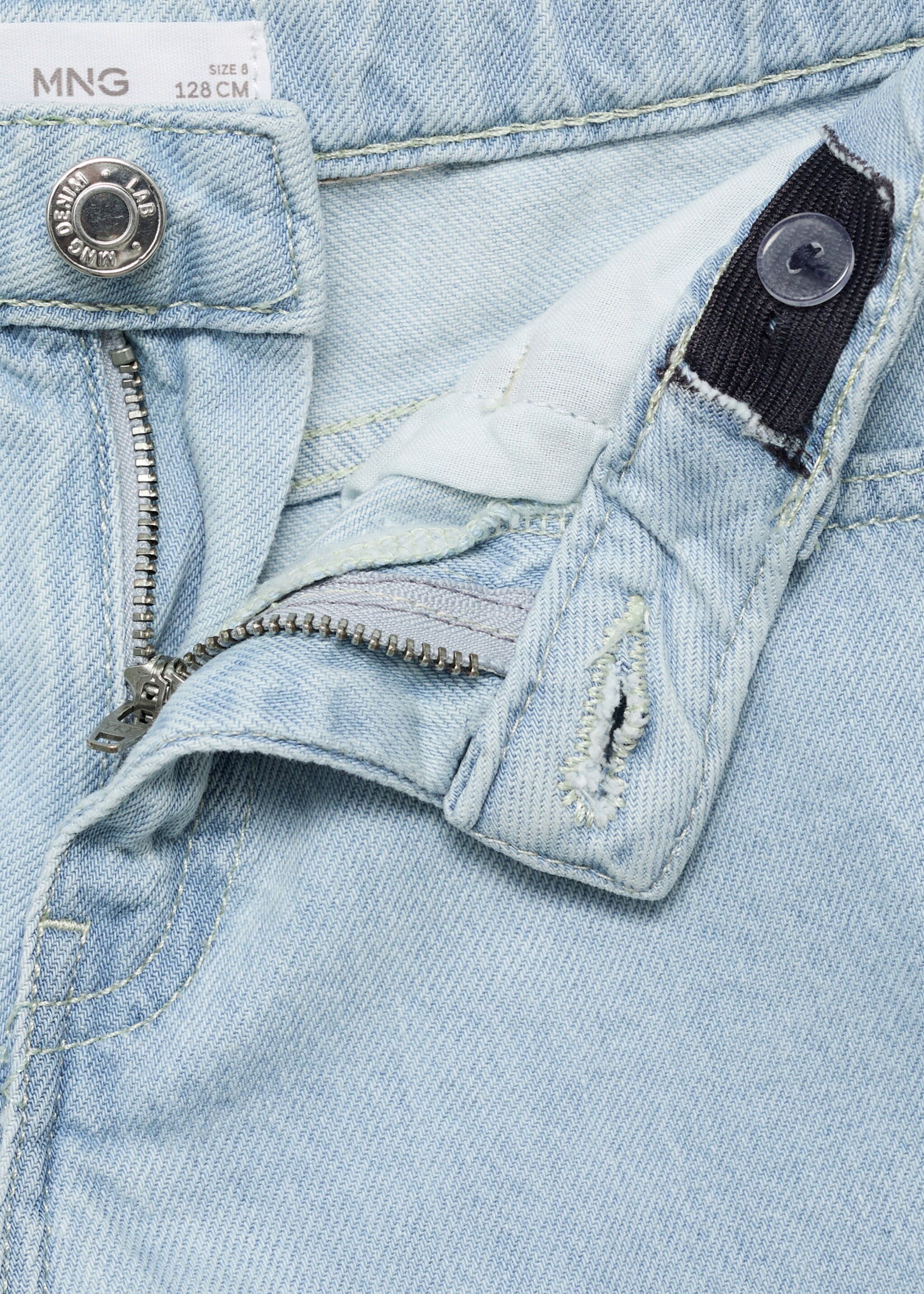 Embroidered cotton shorts - Details of the article 8