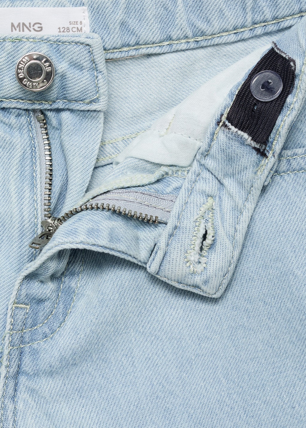 Embroidered cotton shorts