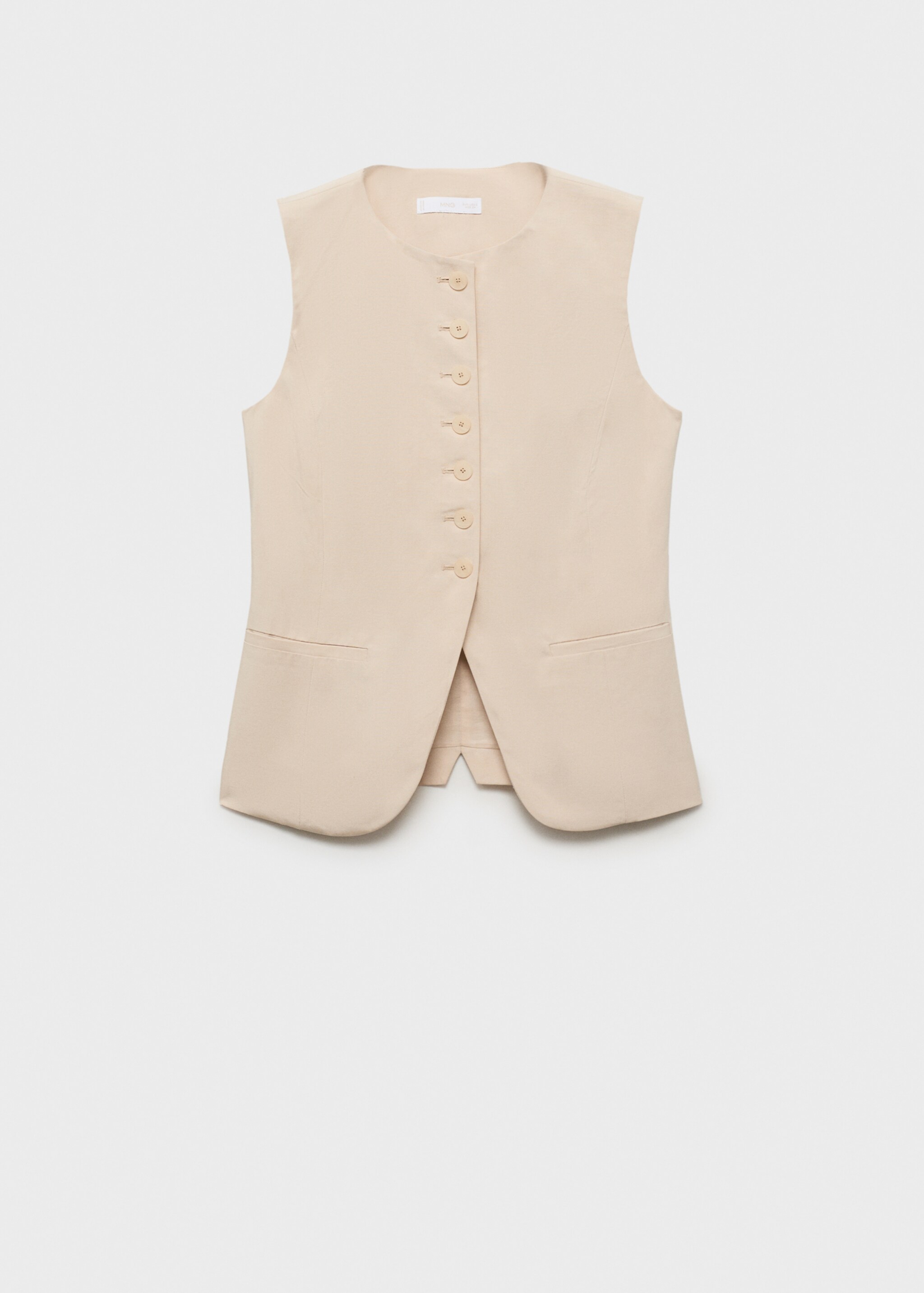 Suit waistcoat with buttons - Article without model