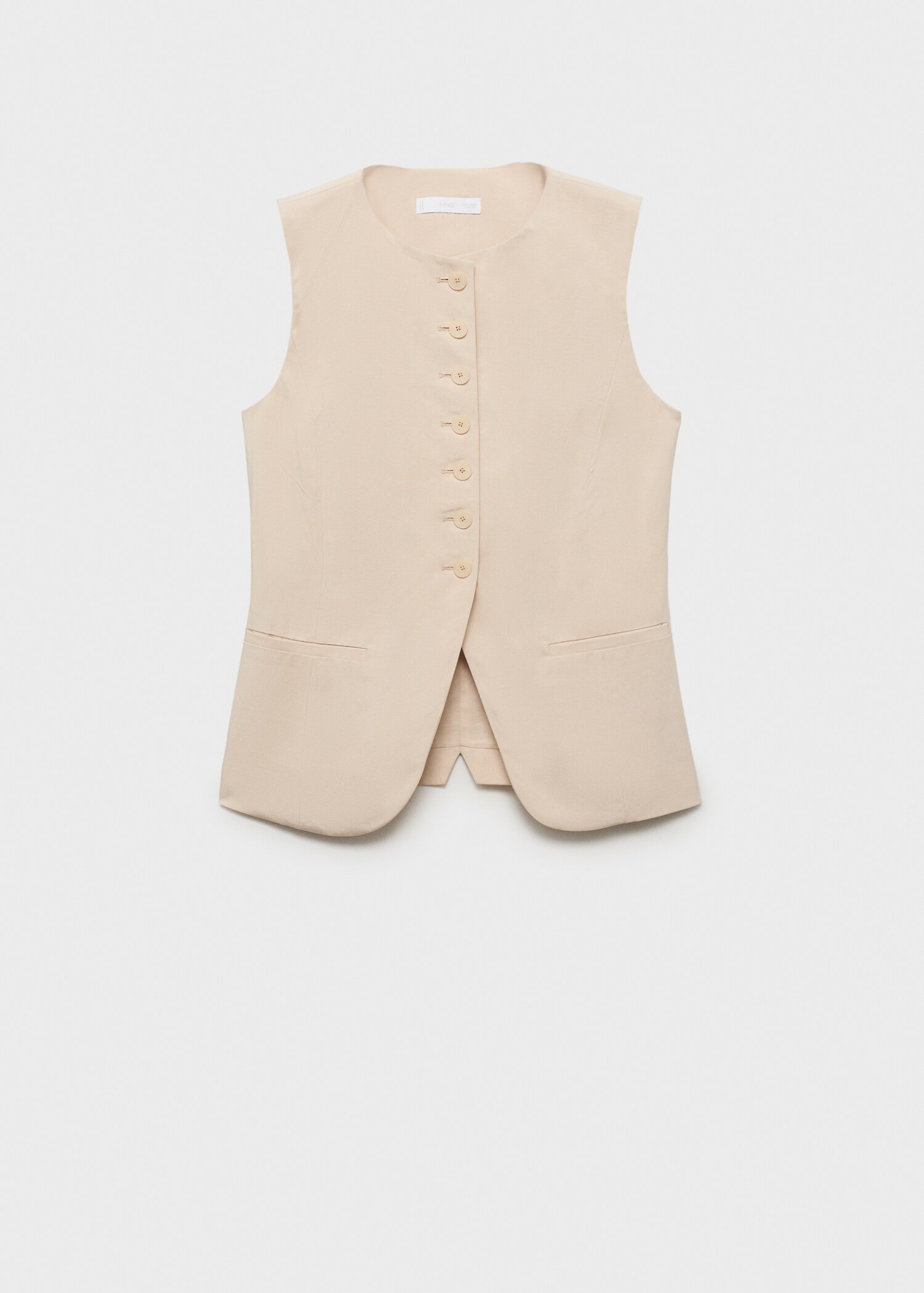 Suit waistcoat with buttons - Article without model