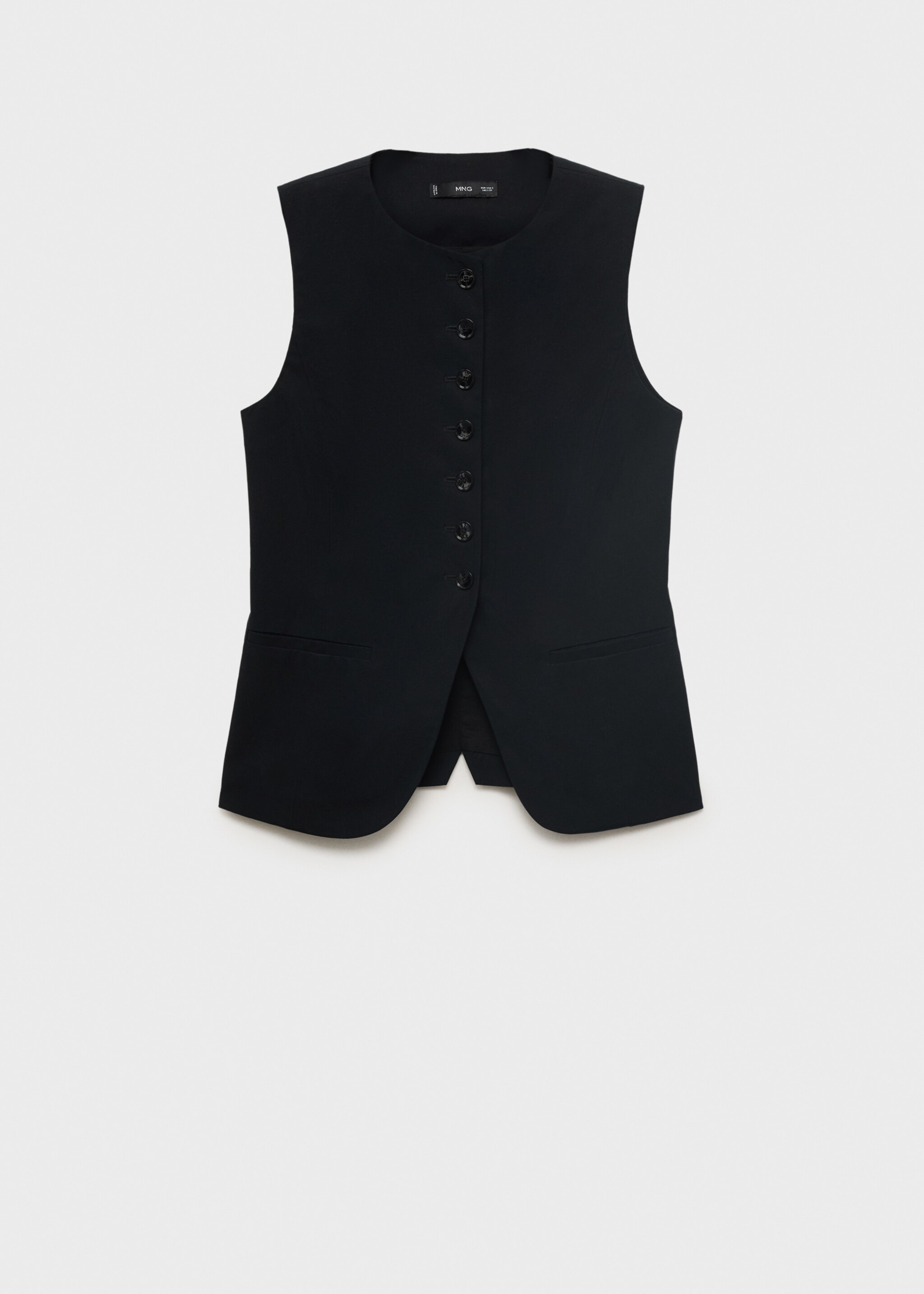 Suit waistcoat with buttons - Article without model