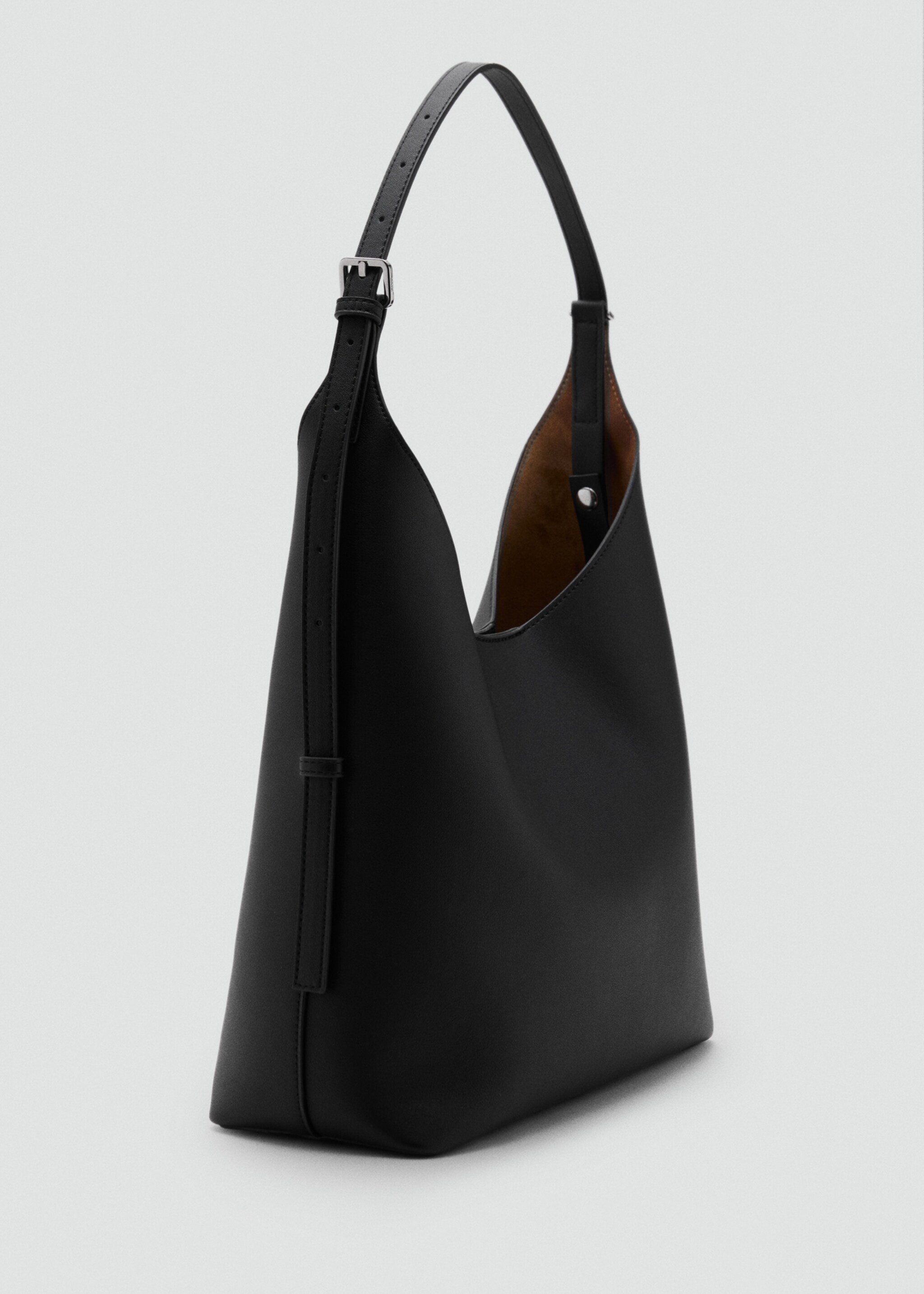 Shopper-Bag mit Schnallendetail - Mittlere Ansicht