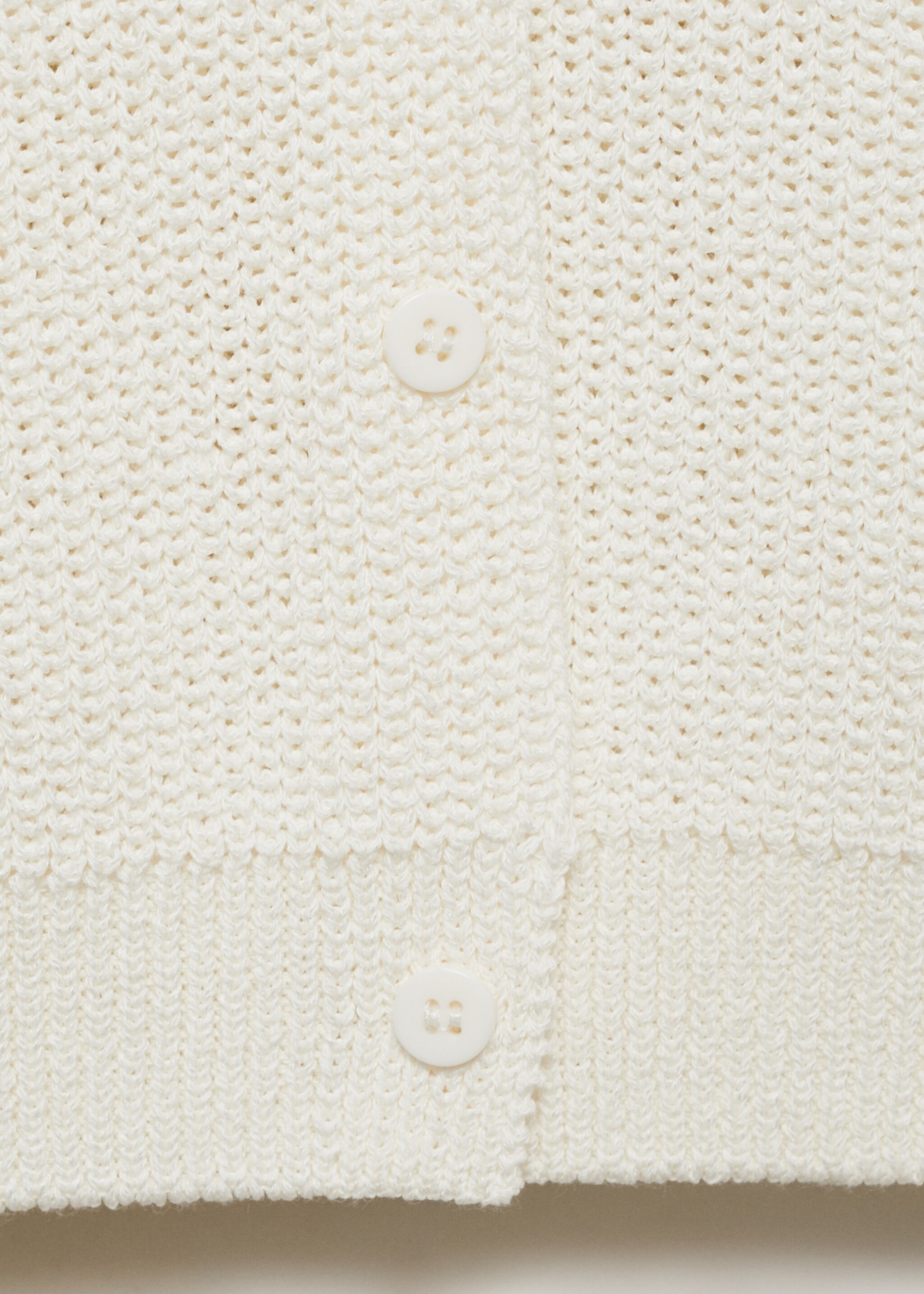Openwork knitted waistcoat - Details of the article 0