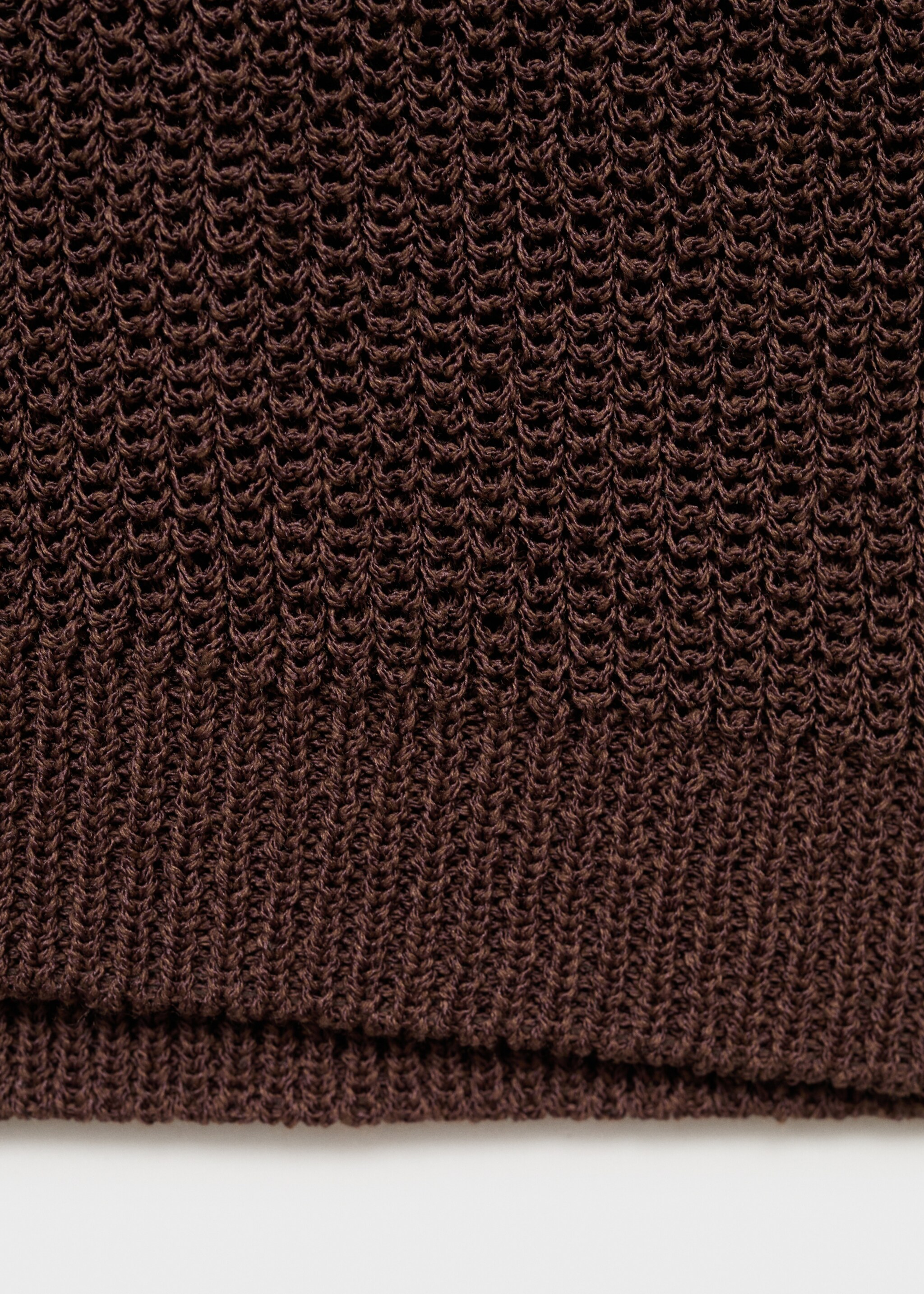 Openwork knitted waistcoat - Details of the article 0