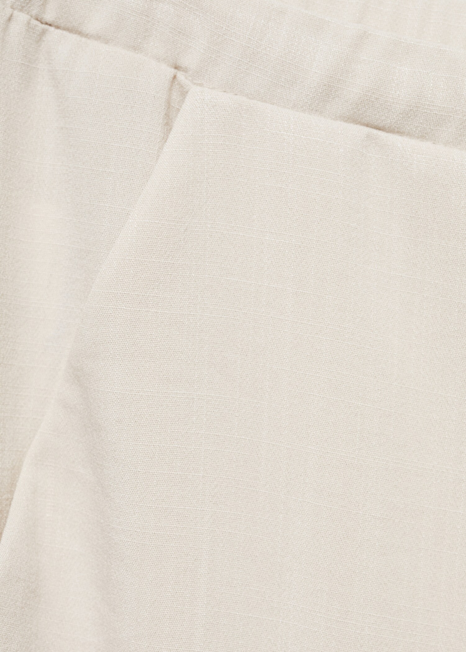 Drawstring straight trousers - Details of the article 0