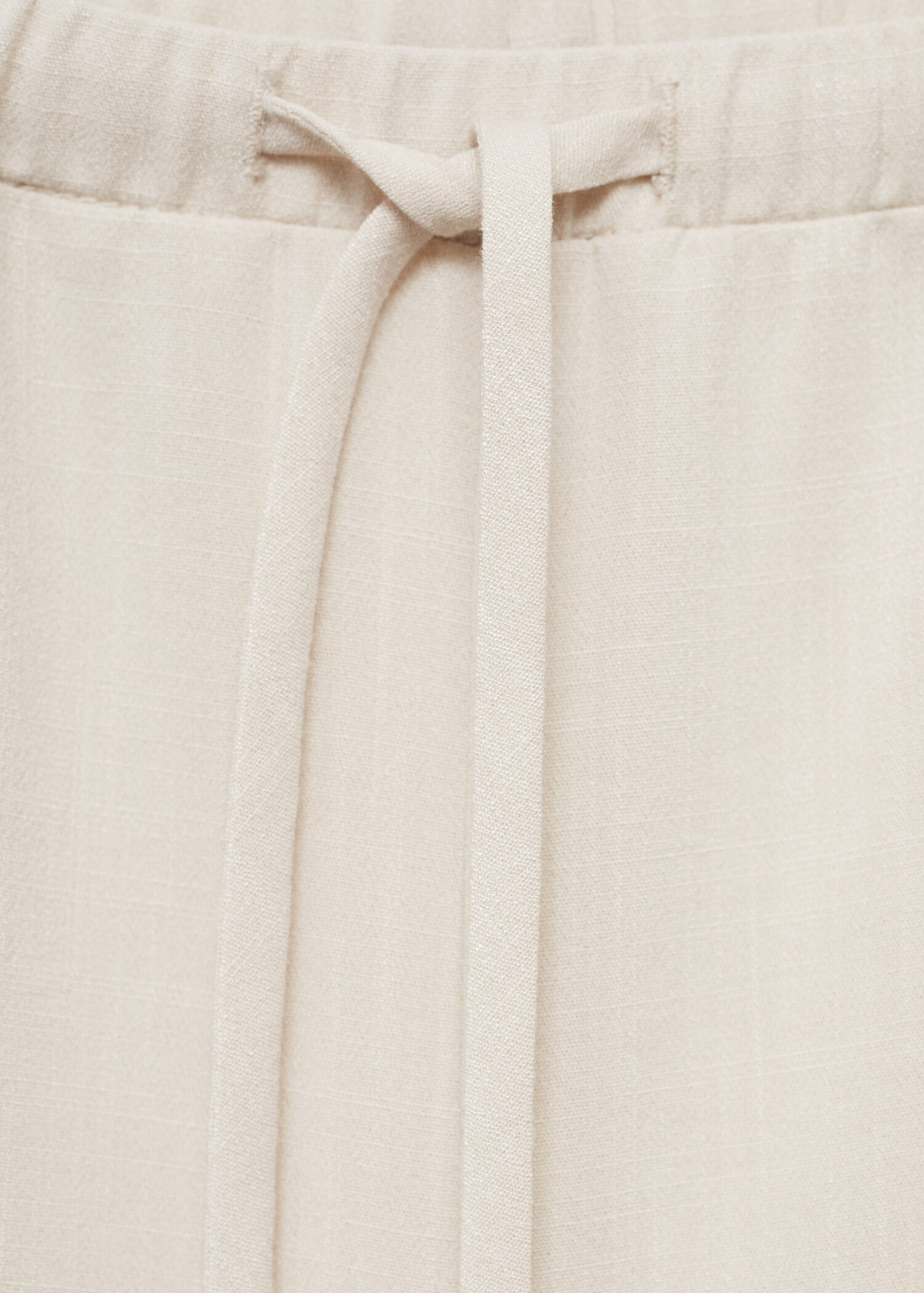 Drawstring straight trousers - Details of the article 8