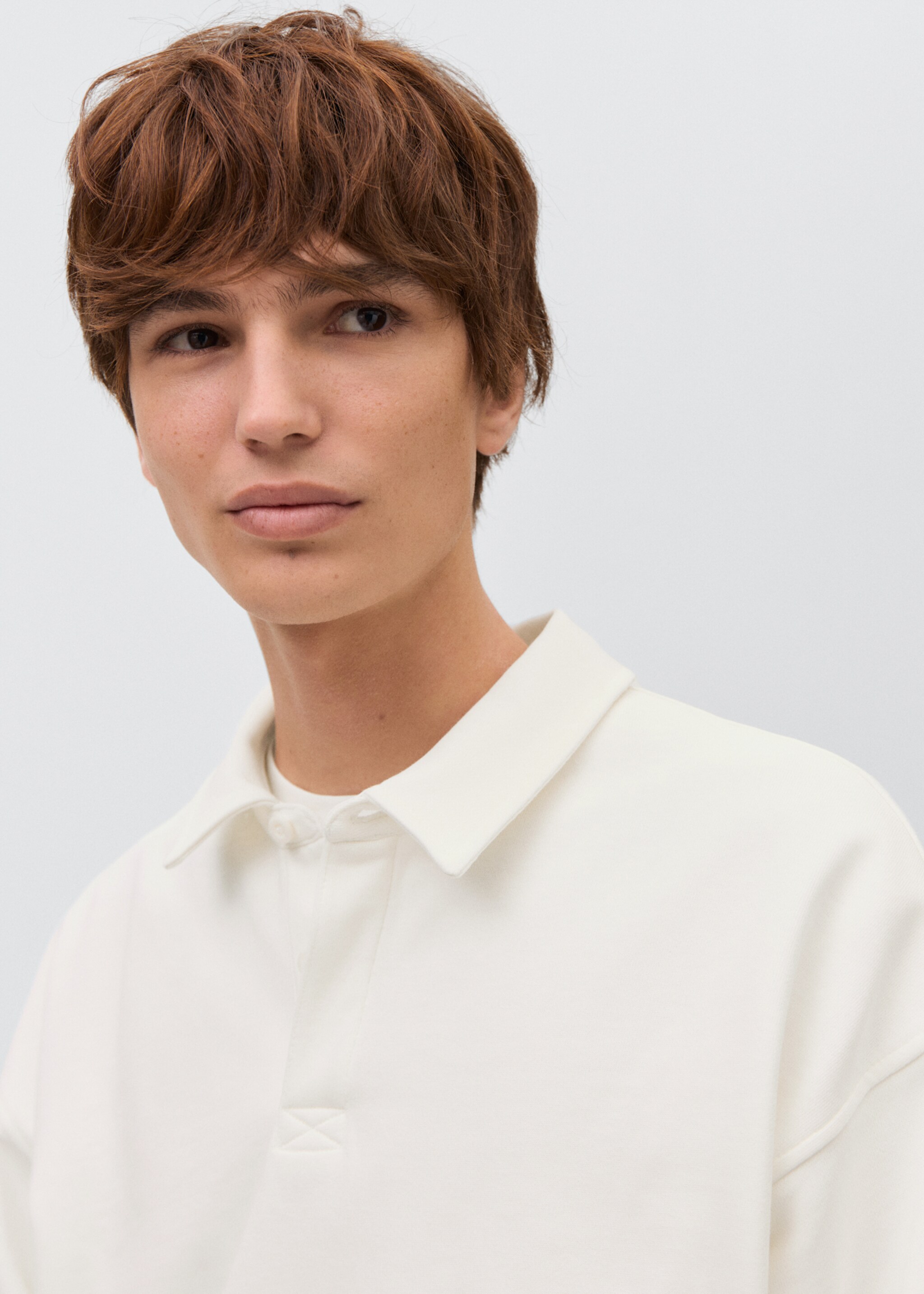 Polo-neck sweatshirt - Details of the article 1