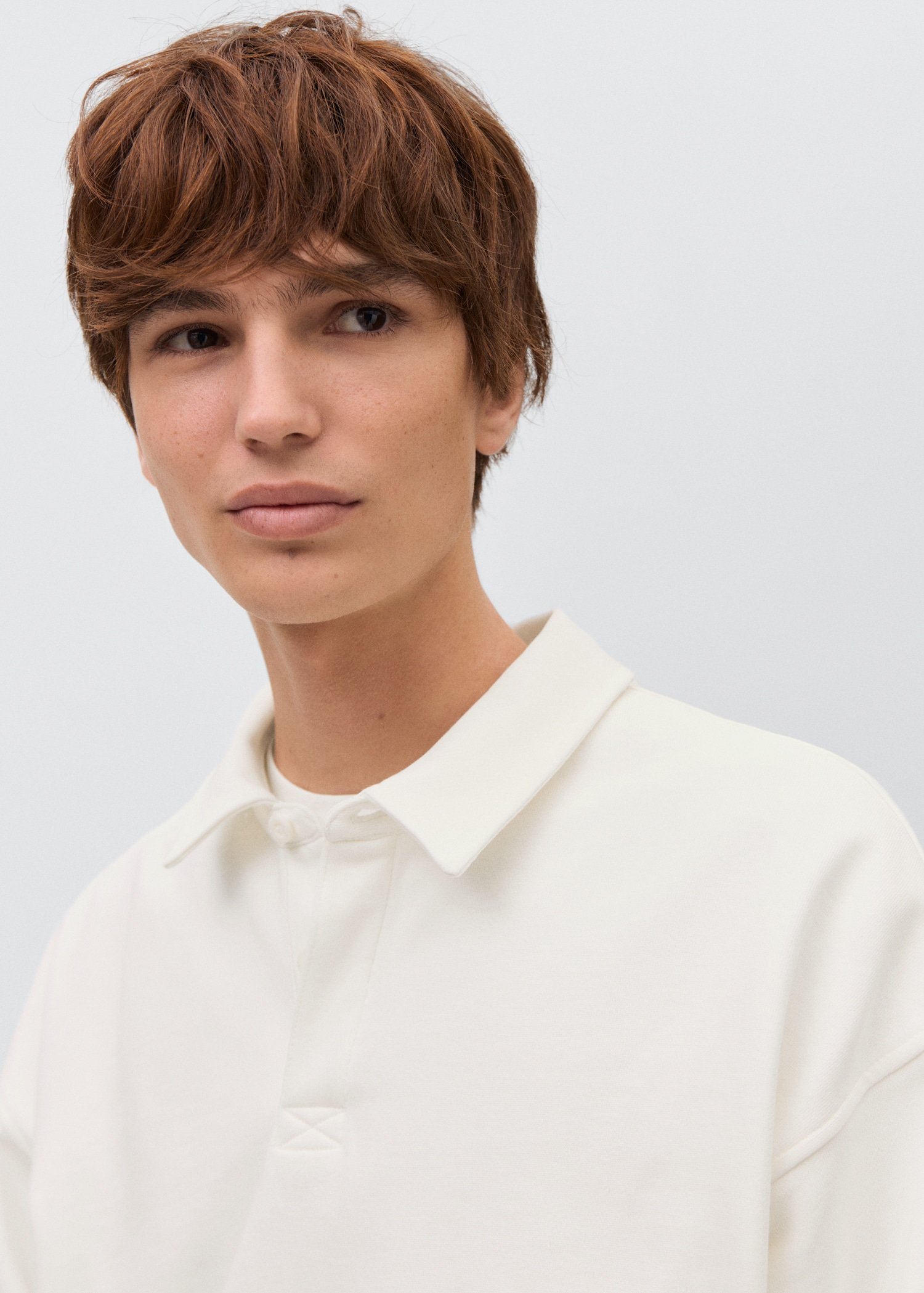 Polo-neck sweatshirt - Details of the article 1