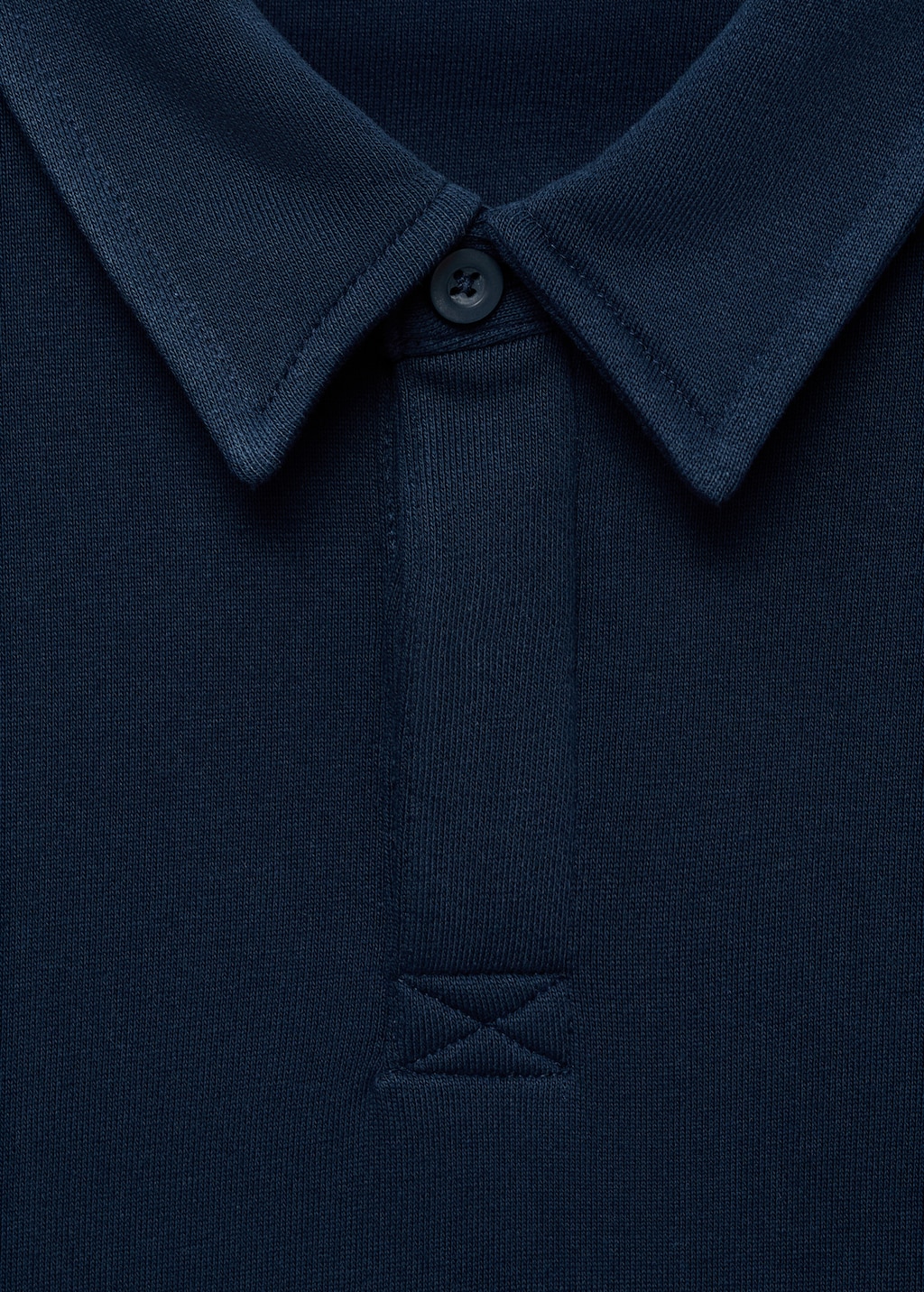 Polo-neck sweatshirt