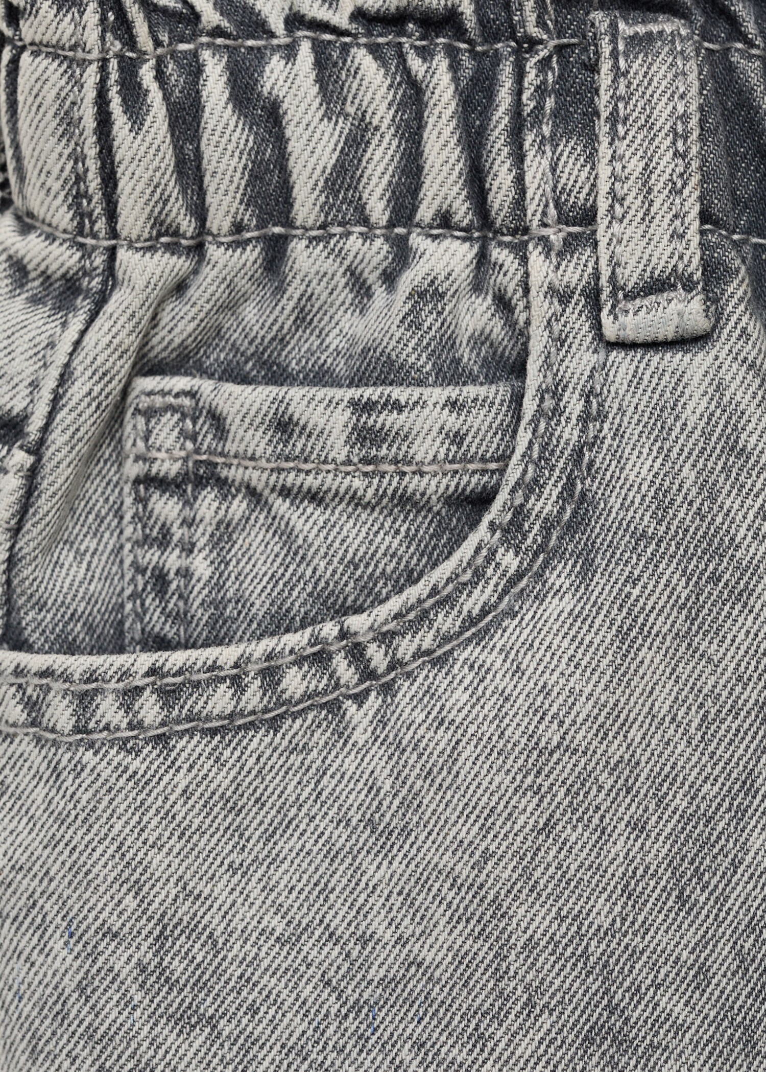 Denim paperbag skirt - Details of the article 0