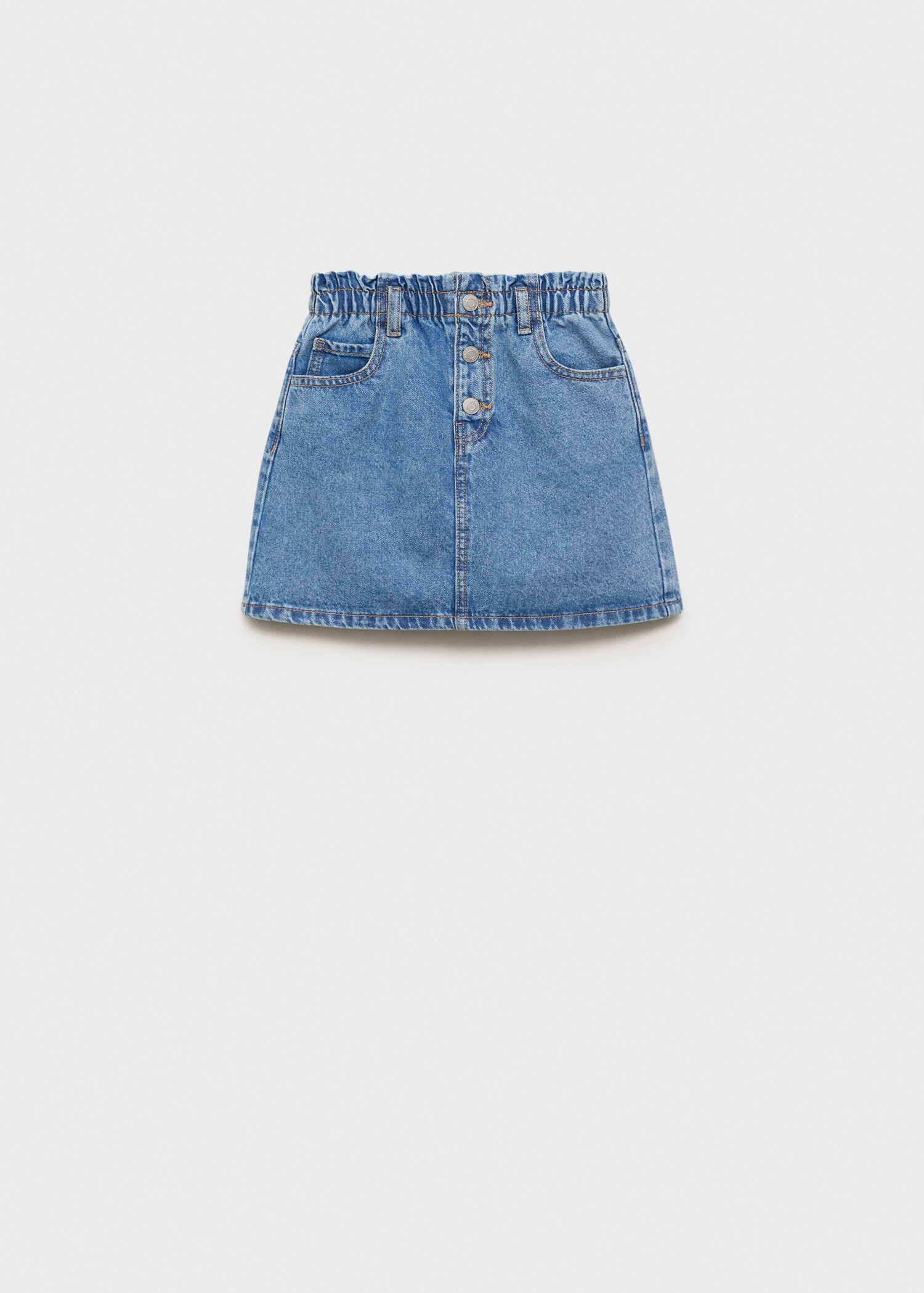 Denim paperbag skirt - Article without model