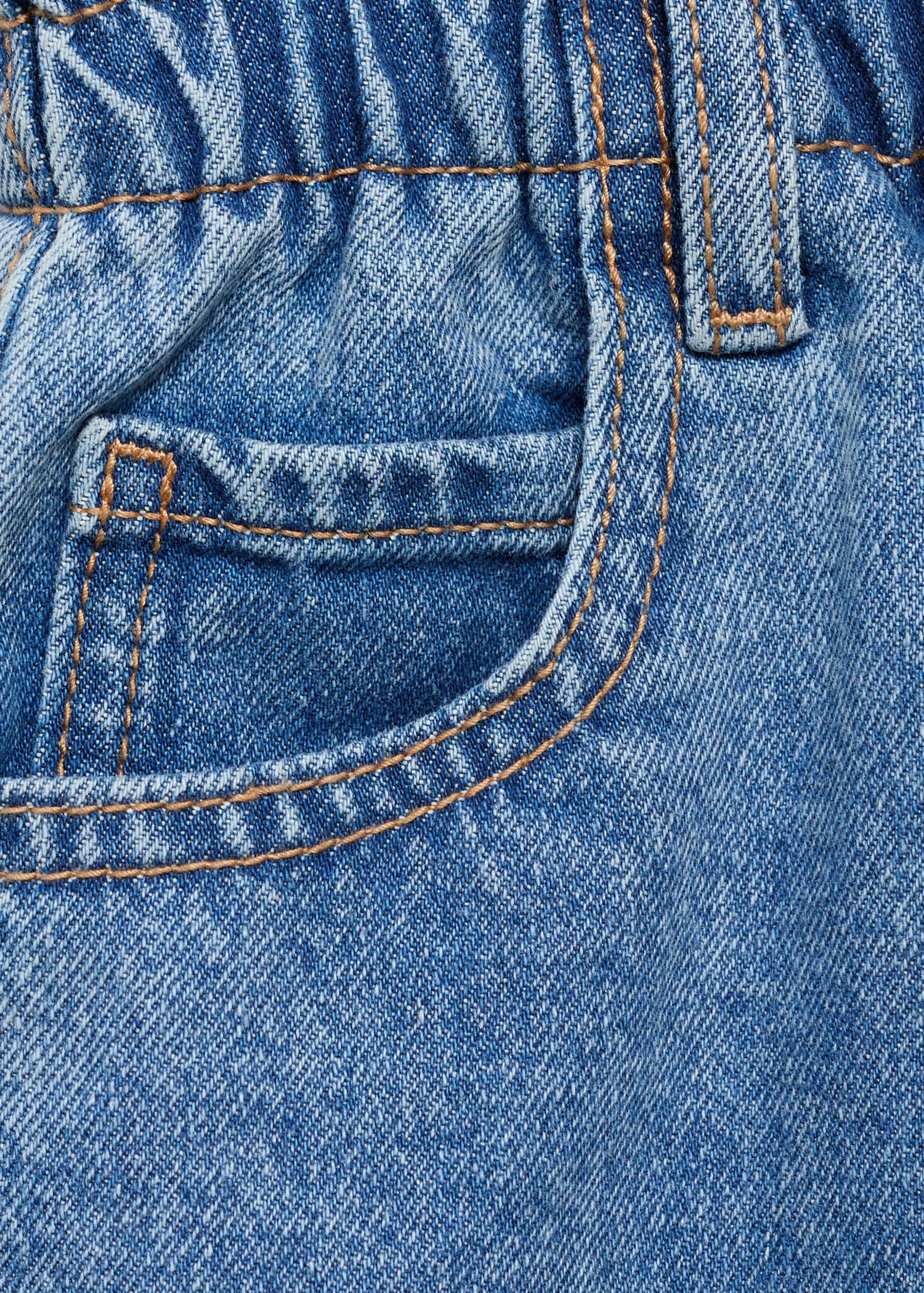 Denim paperbag skirt - Details of the article 0