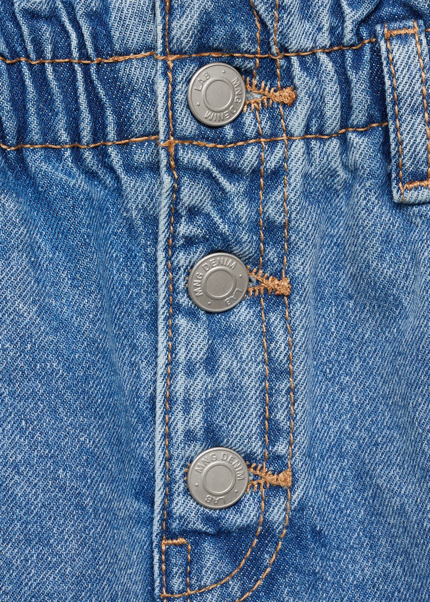 Denim paperbag skirt - Details of the article 8