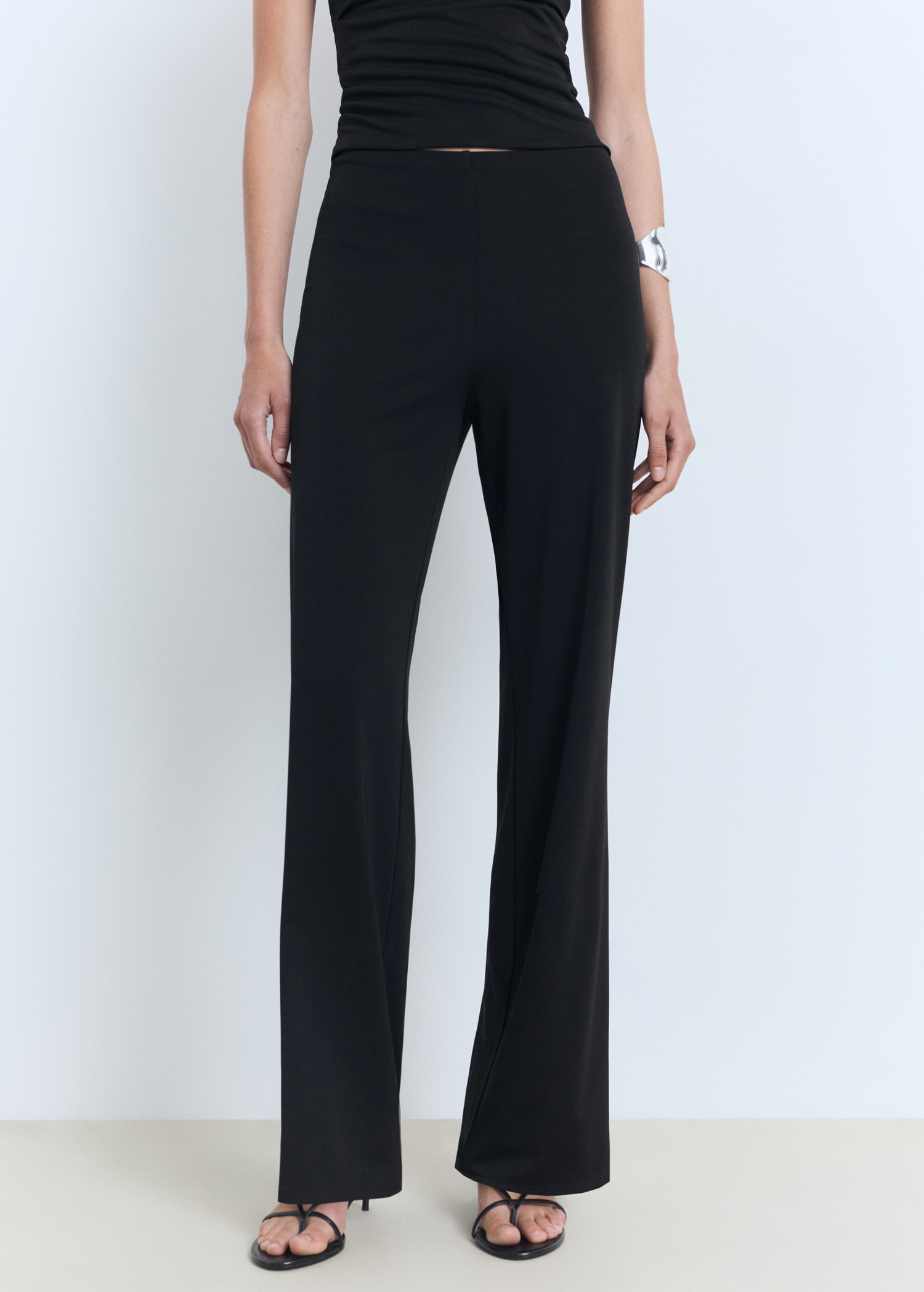 Pantalon droit taille normale - Plan moyen