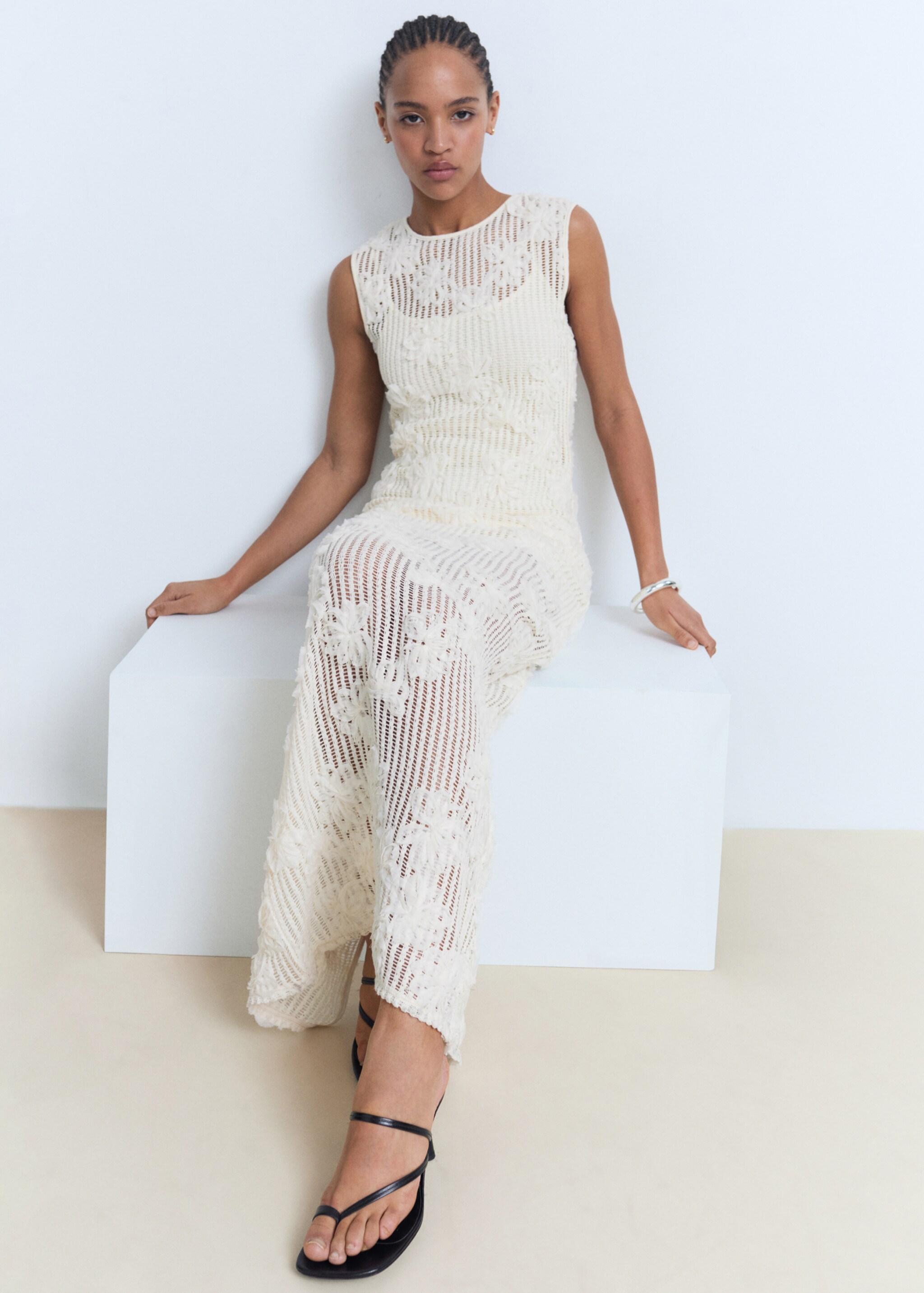Robe crochet fleurs - Détail de l'article 2