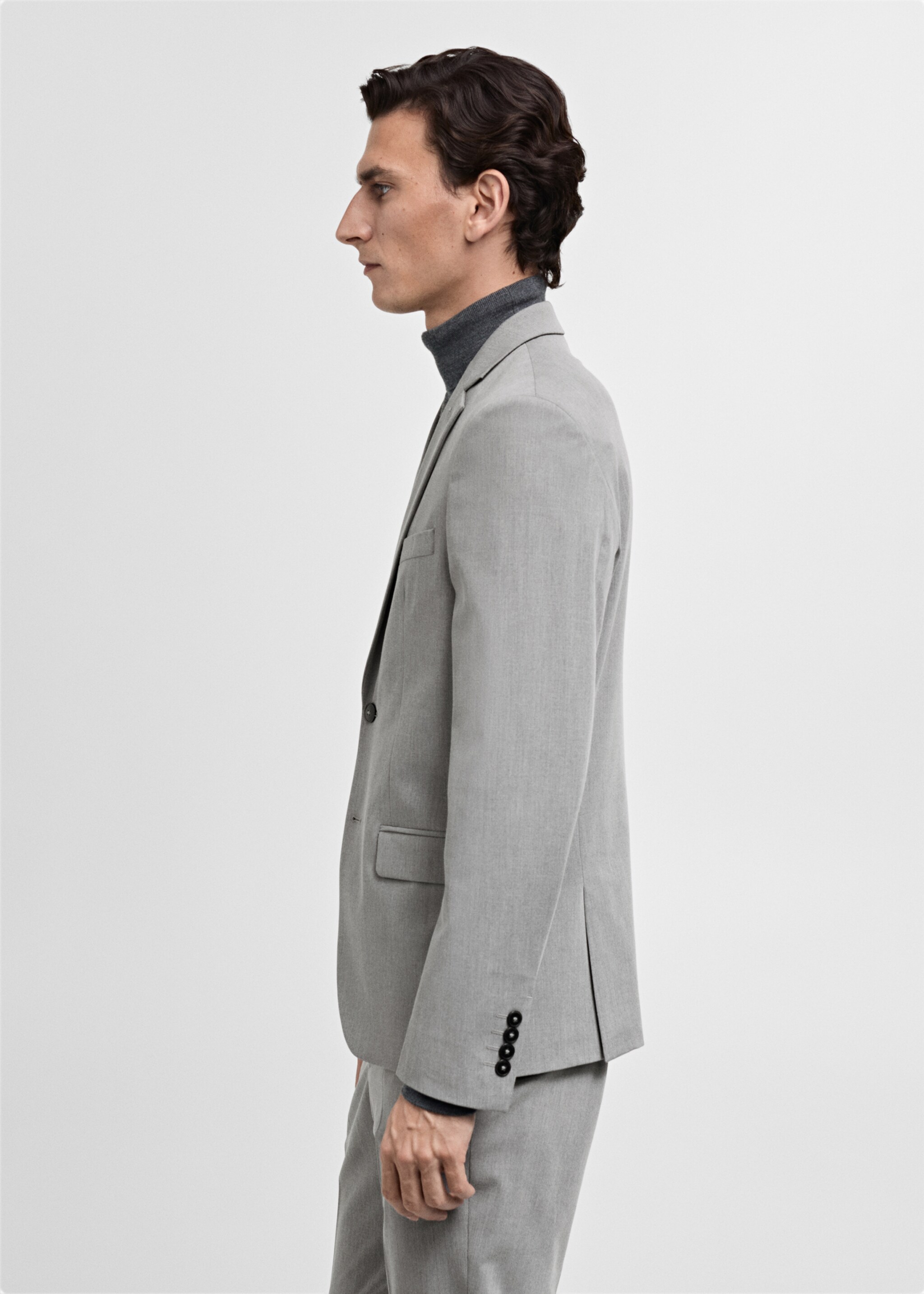 Blazer de fato stretch super slim fit - Pormenor do artigo 6