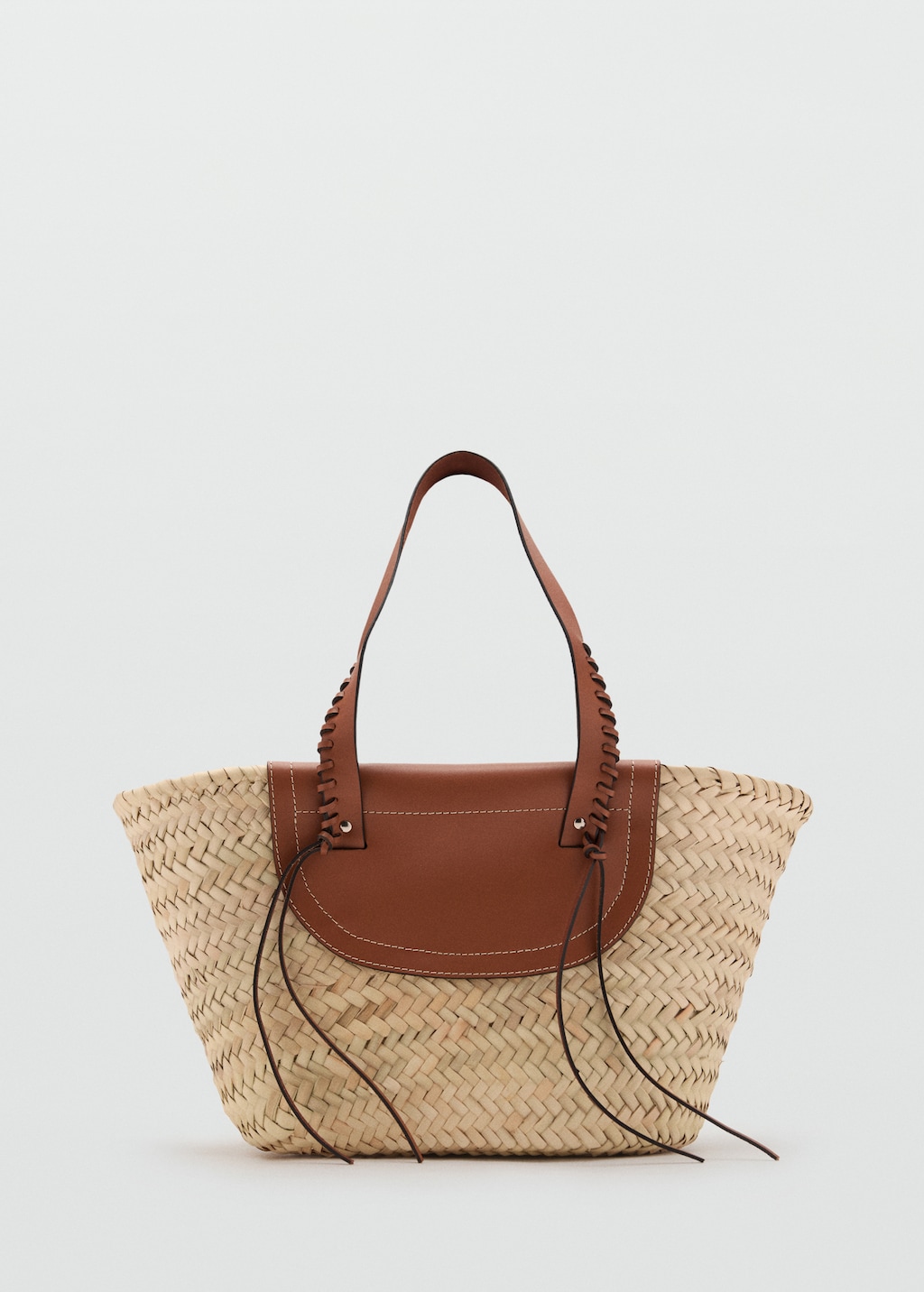 Medium natural fiber tote bag