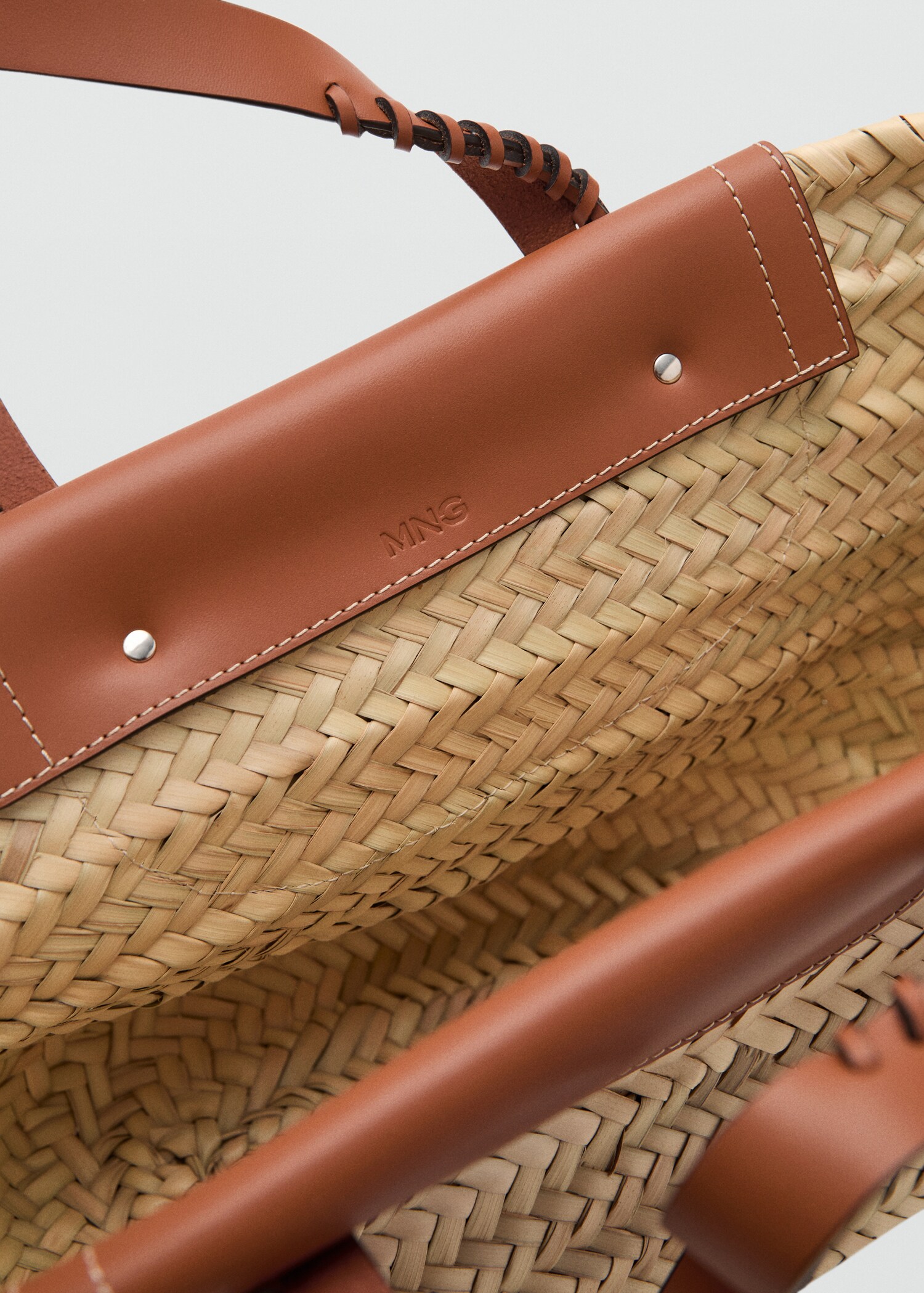Natural fibre basket bag - Details of the article 2