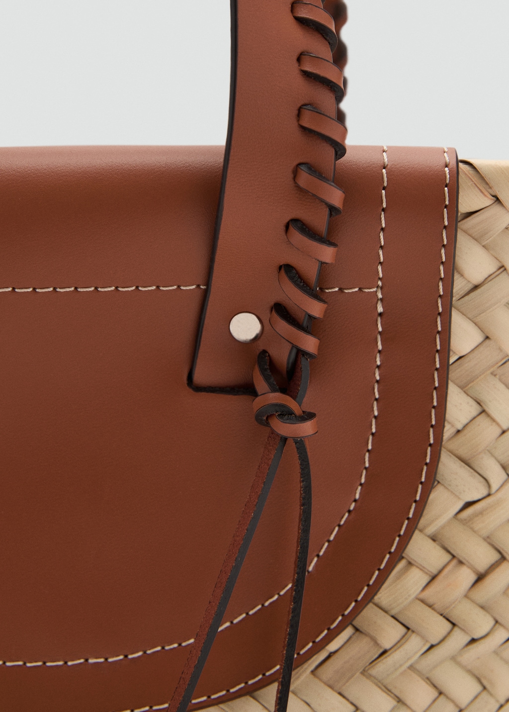 Medium natural fiber tote bag