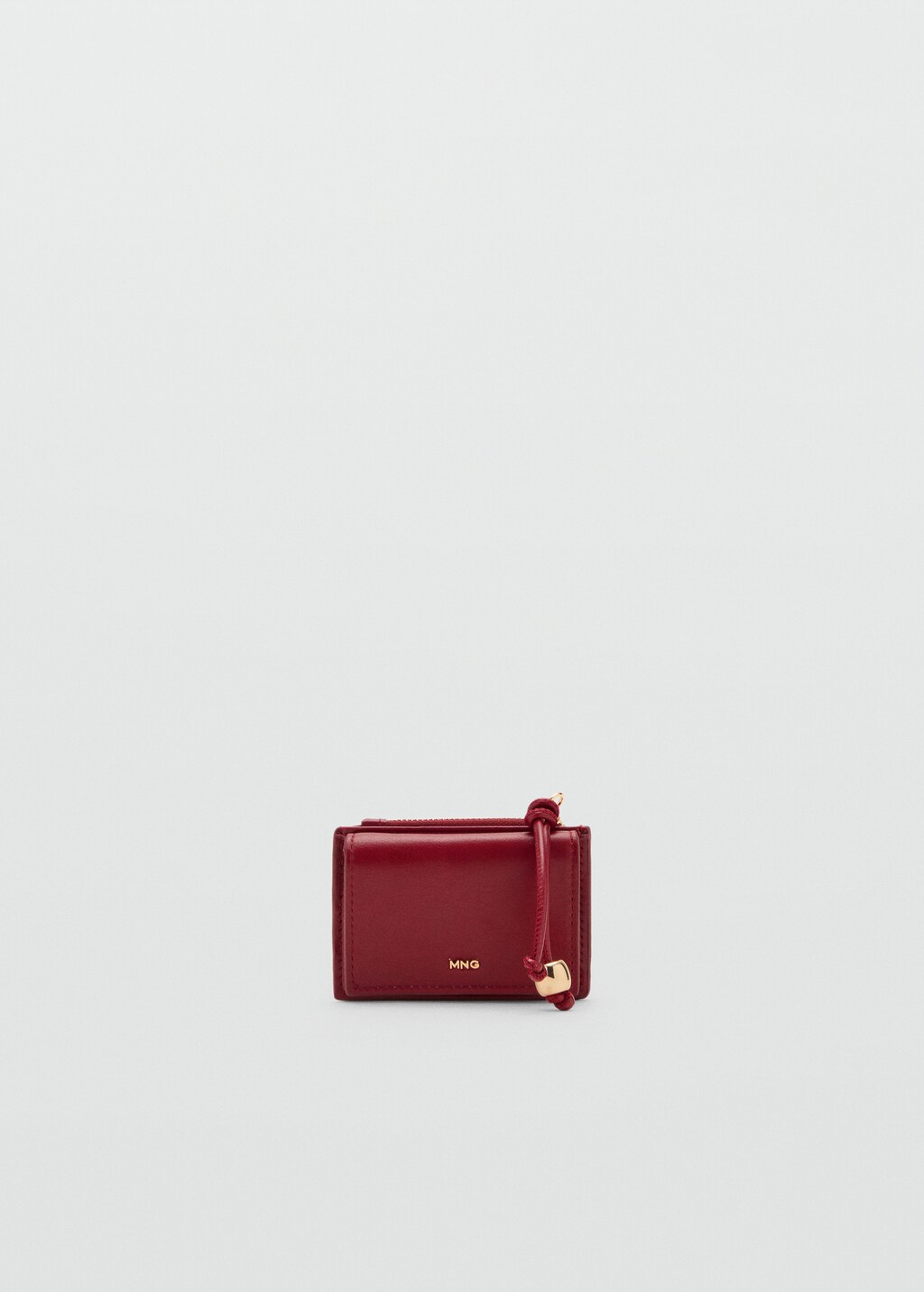 Leather-effect wallet with zip - Women | MANGO United Kingdom