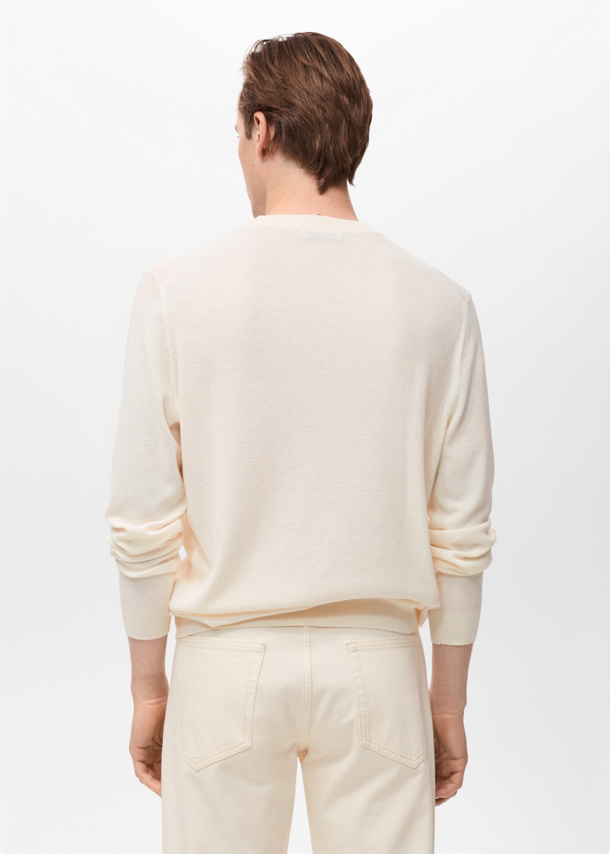 Pull-over en maille fine - Verso de l’article