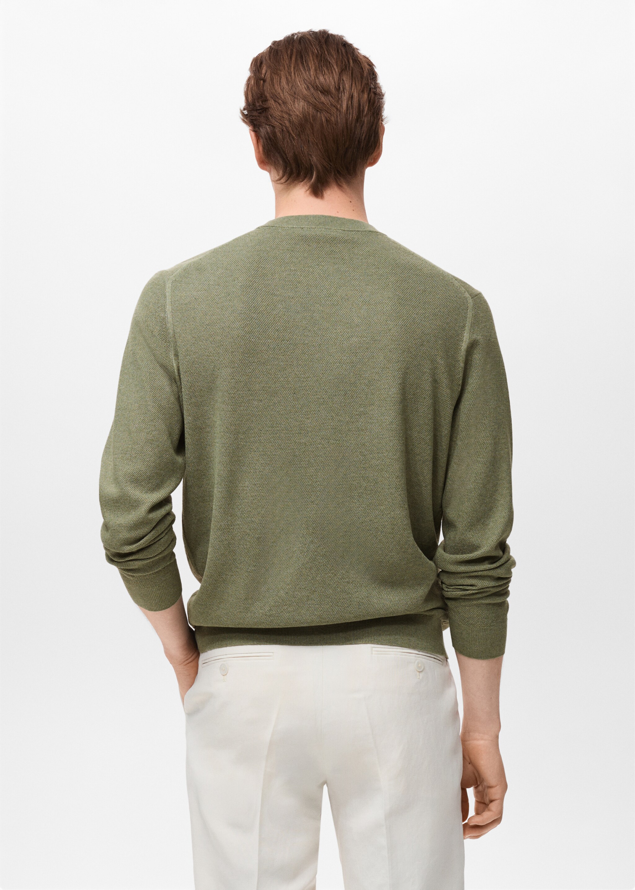 Pull-over en maille fine - Verso de l’article