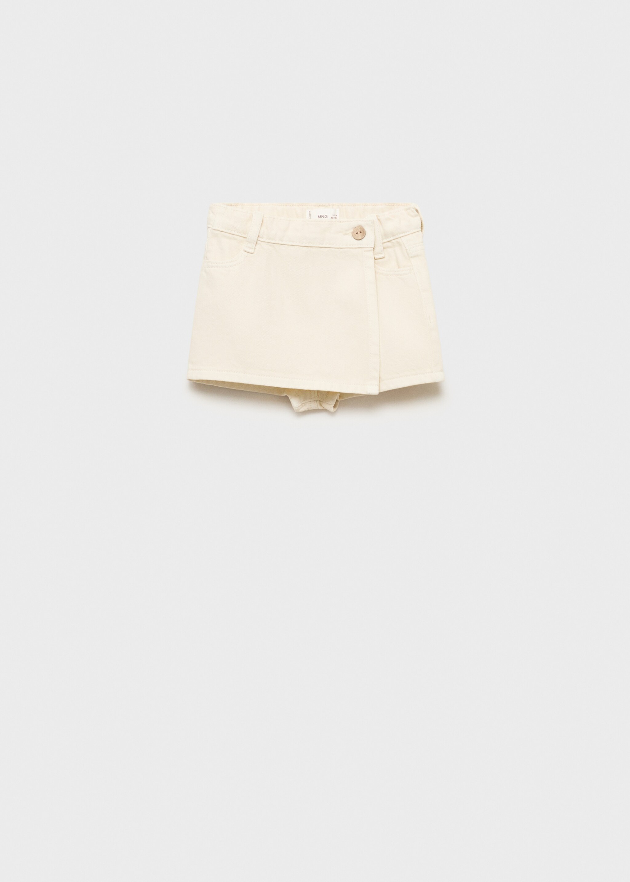 Denim skirt trousers - Article without model