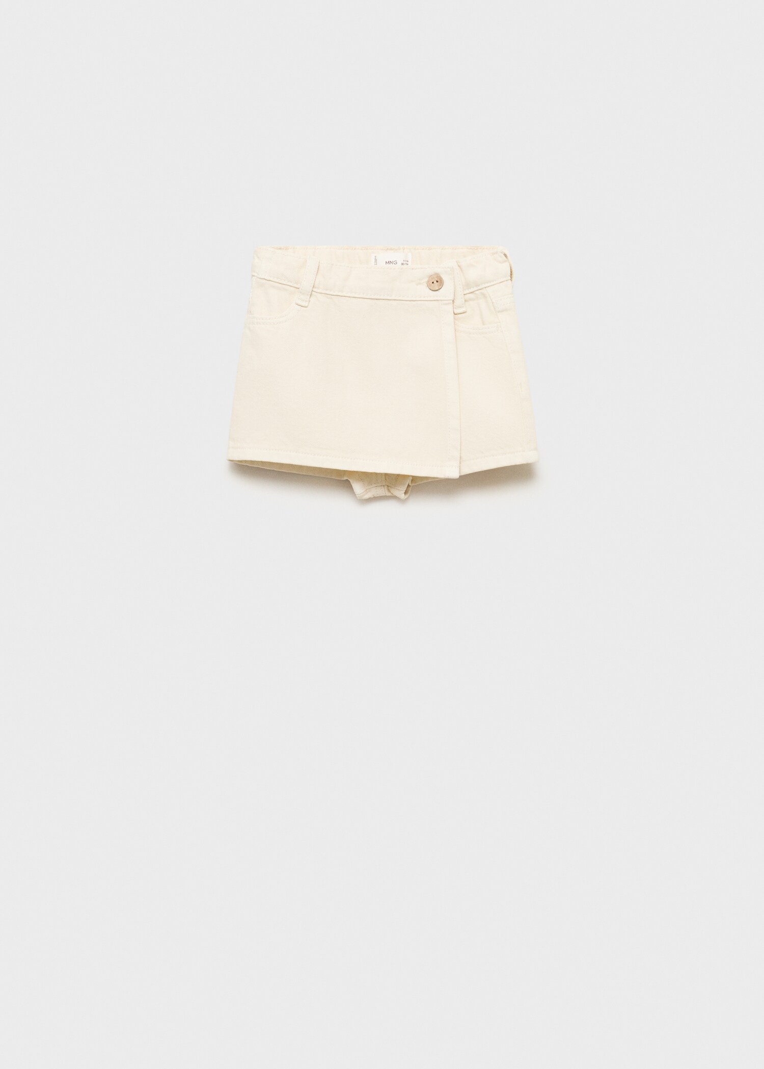 Wrapped denim skort - Article without model