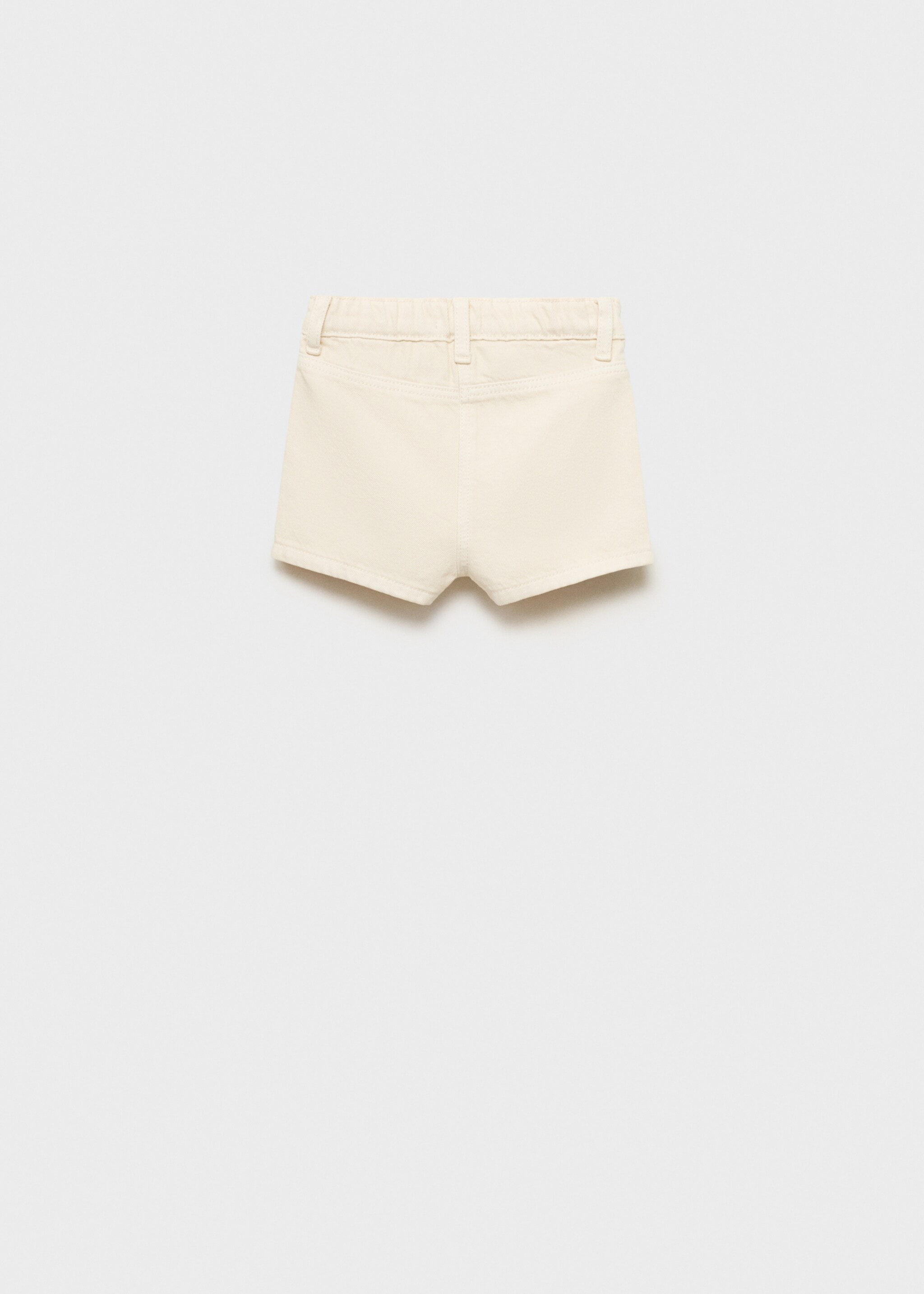 Wrapped denim skort - Reverse of the article