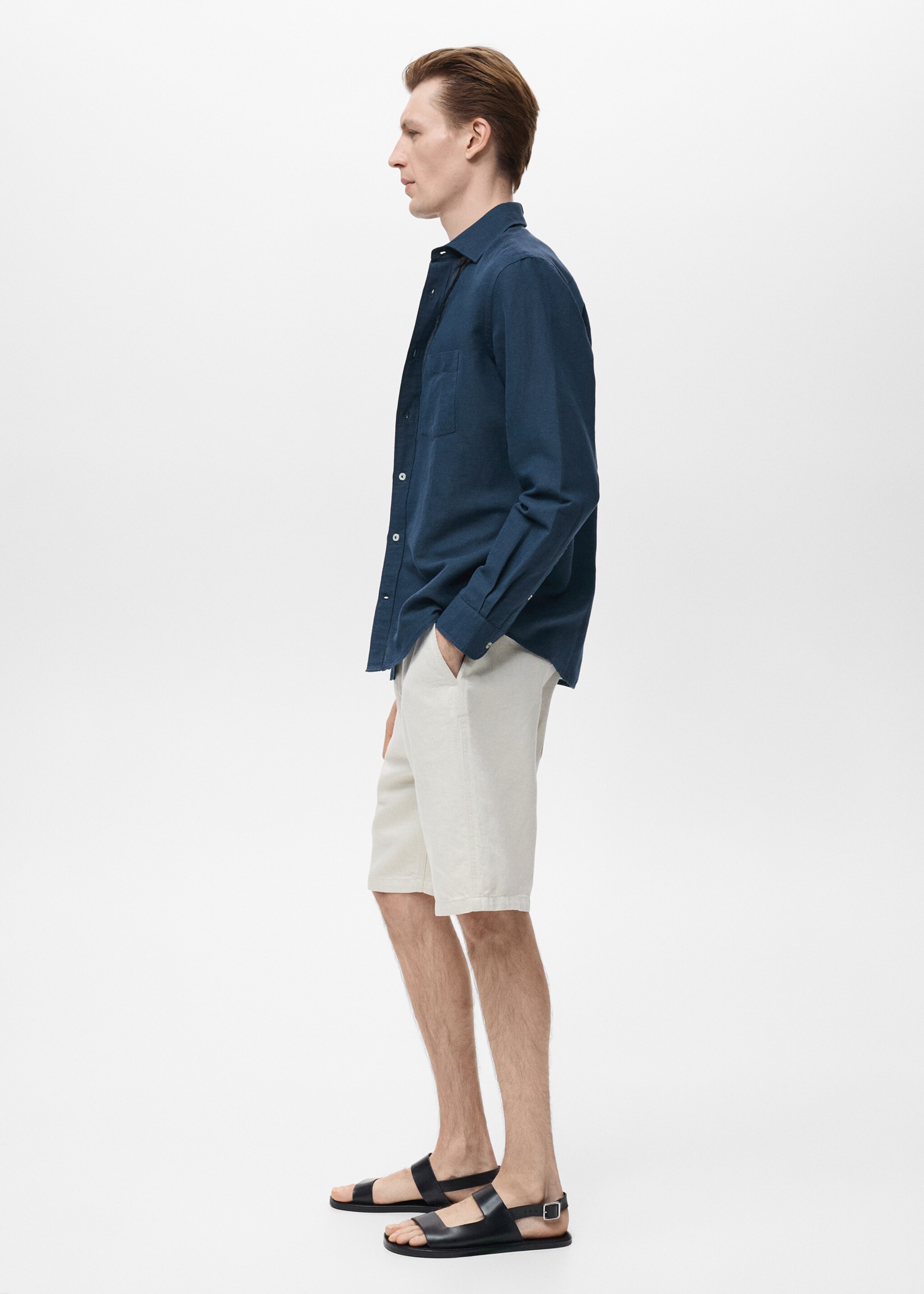 Camisa linho bolso - Pormenor do artigo 2