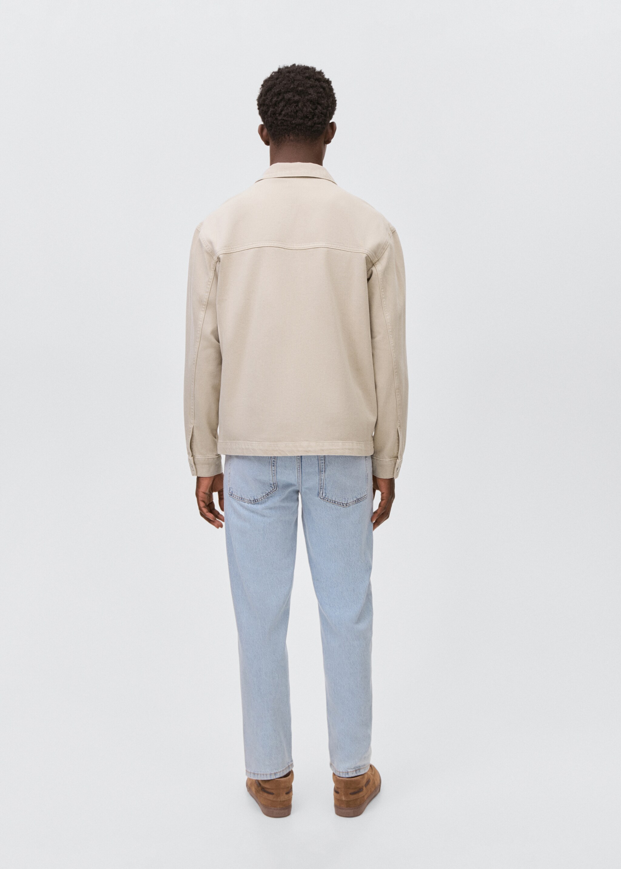 Jeans-Overshirt - Rückseite des Artikels