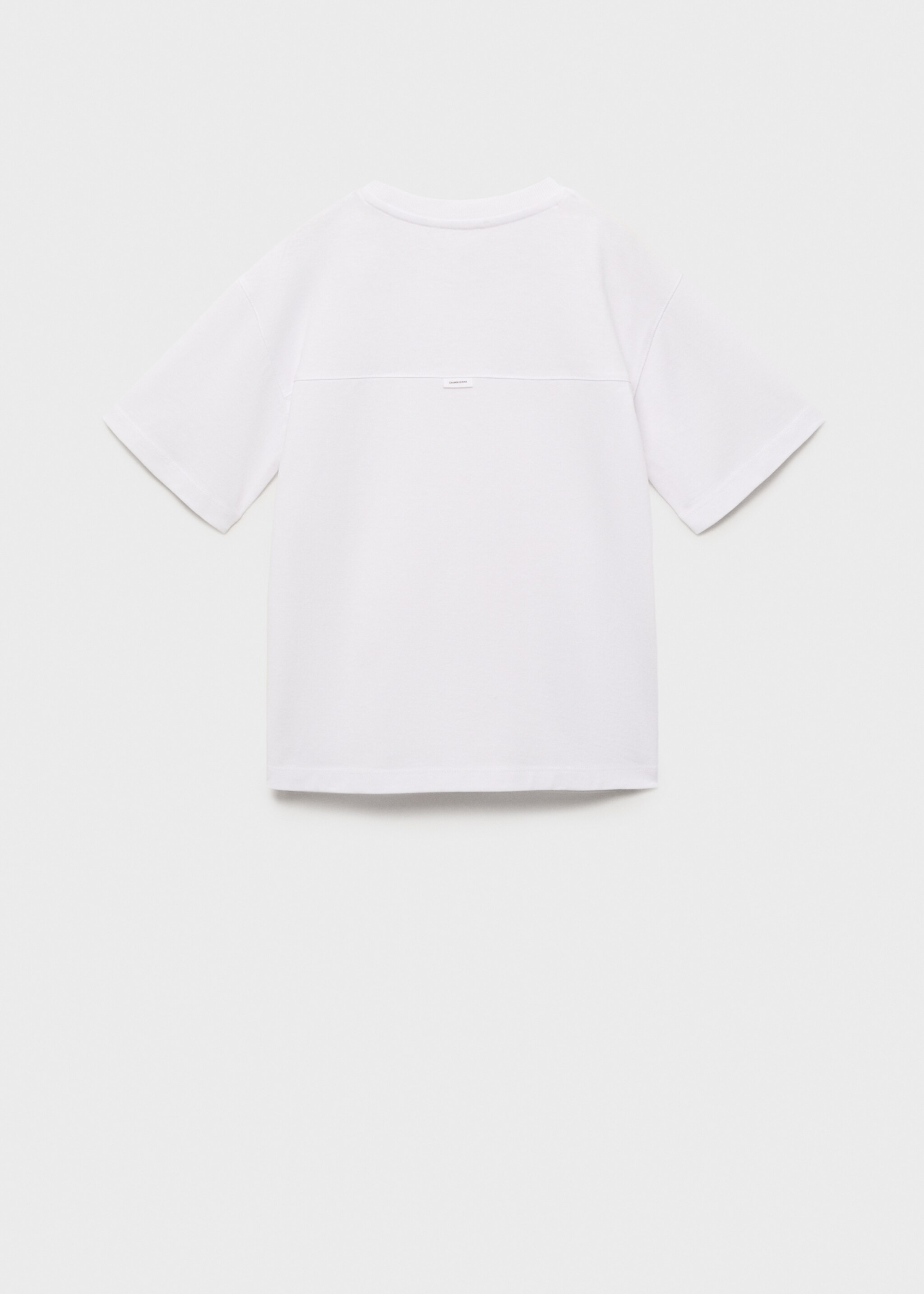 T-shirt pormenor costura - Verso do artigo