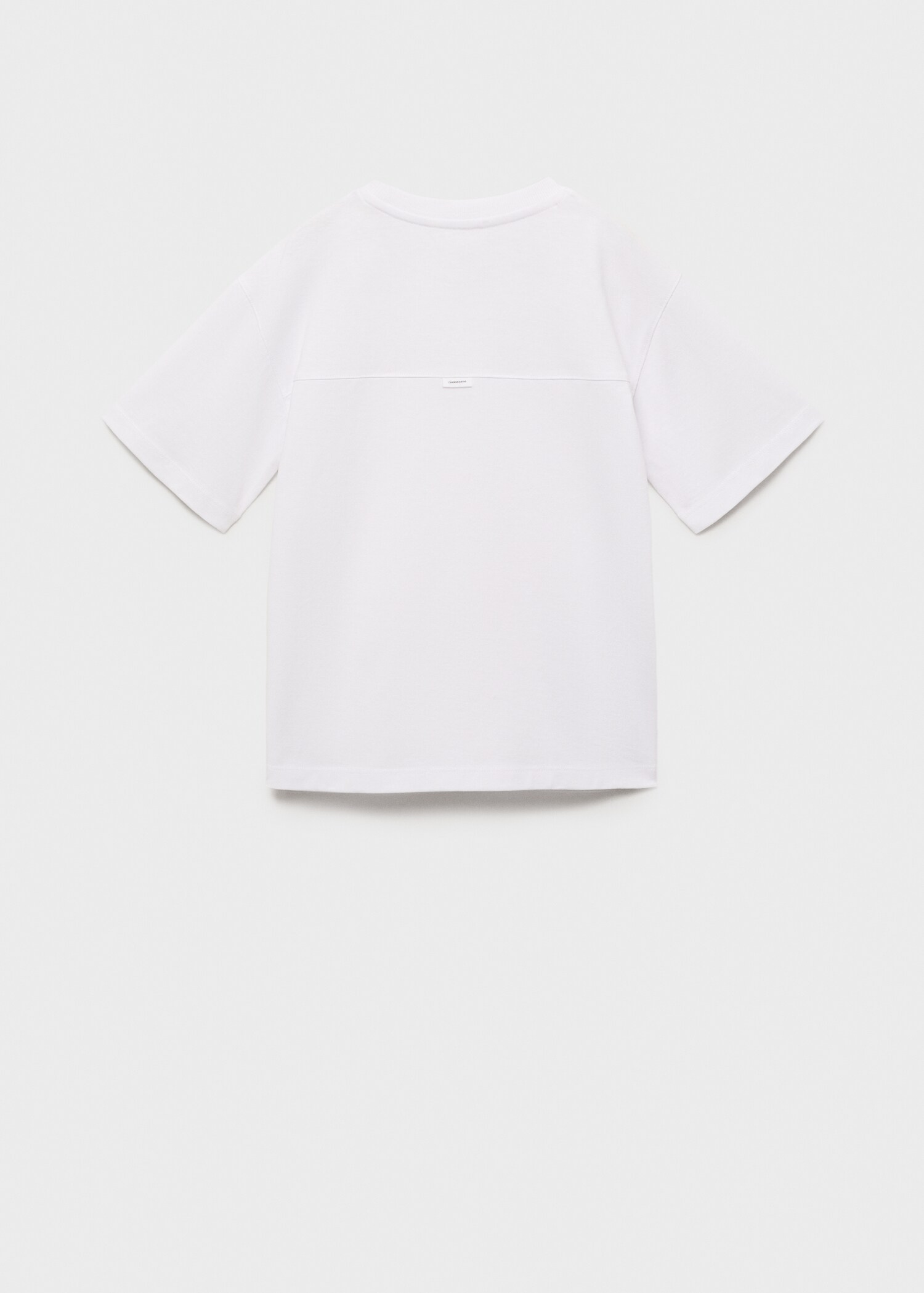 Seam detail T-shirt - Reverse of the article