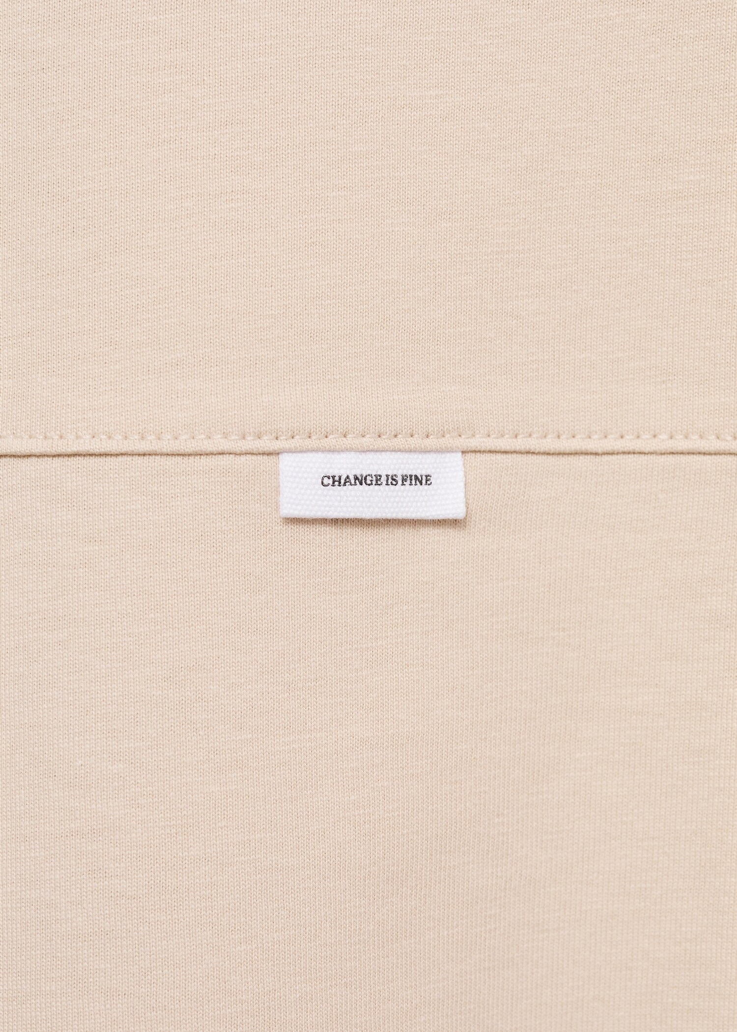 Seam detail T-shirt - Details of the article 8