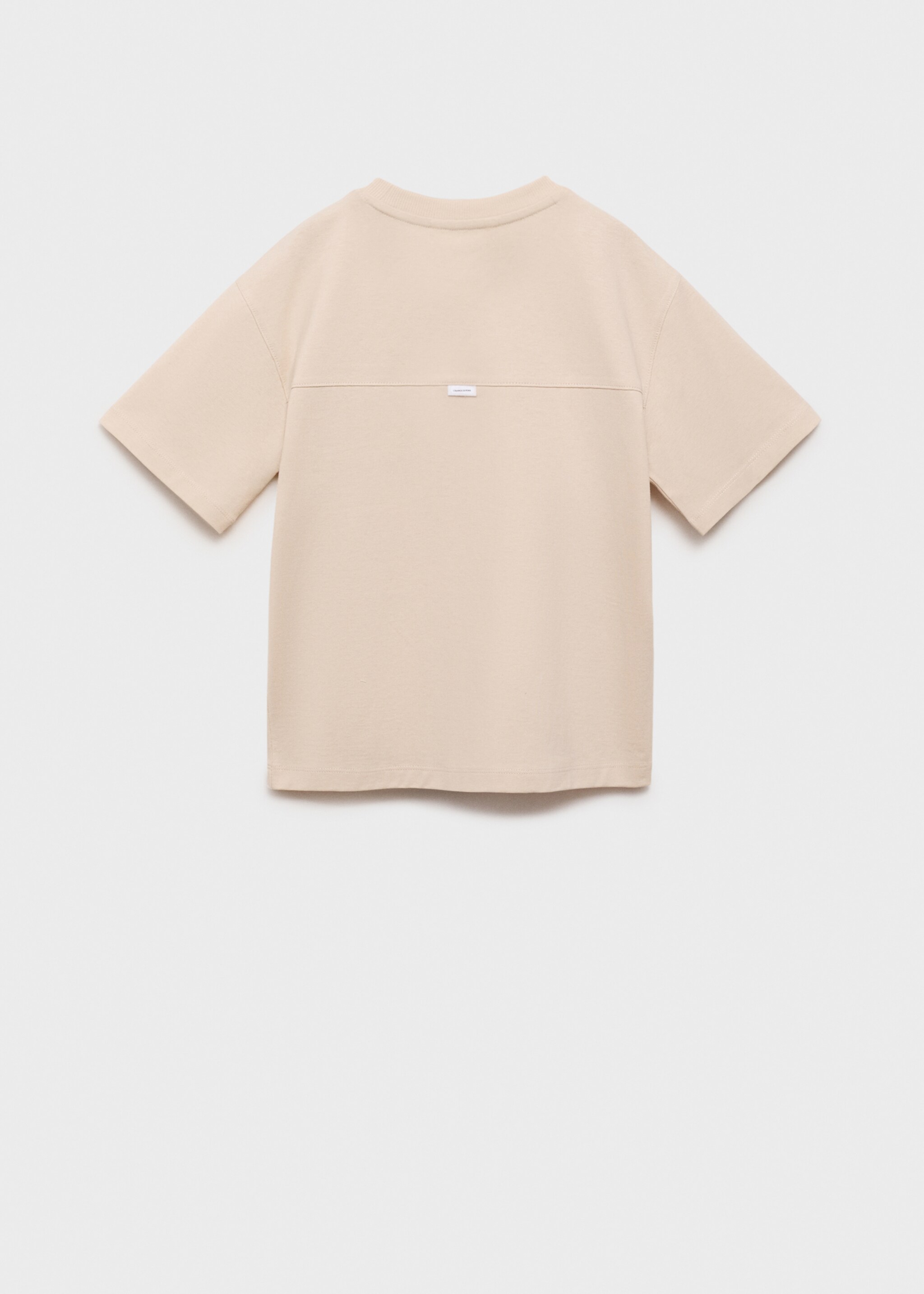 T-shirt pormenor costura - Verso do artigo