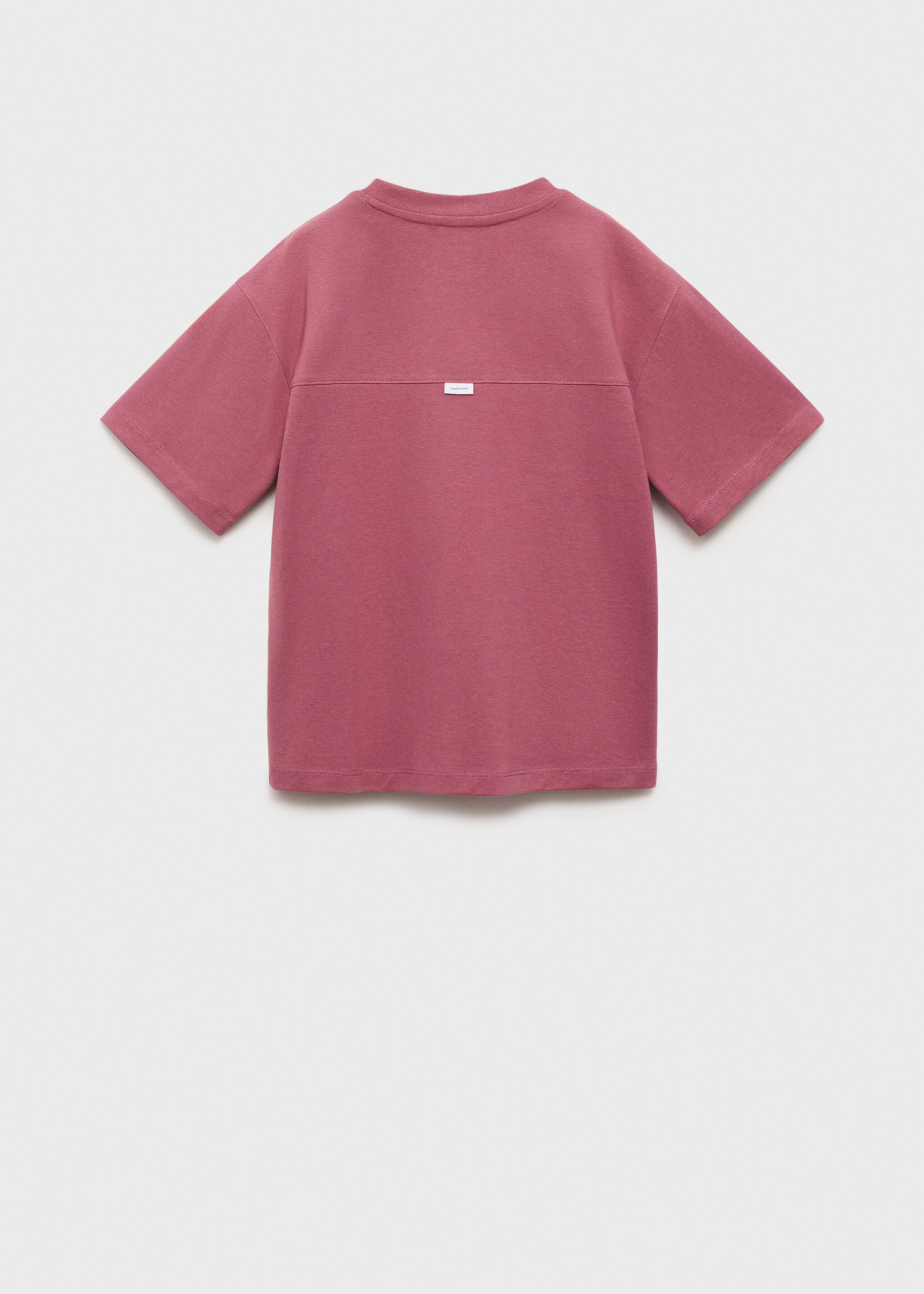 T-shirt pormenor costura - Verso do artigo