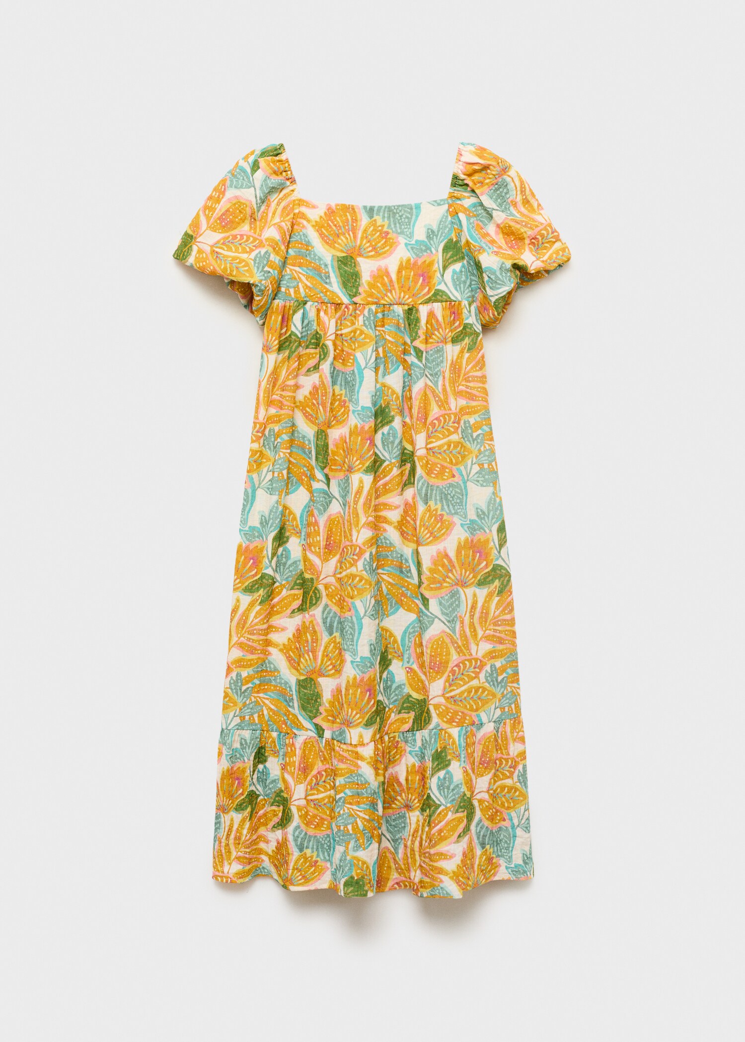 Robe à imprimé tropical - Article sans modèle