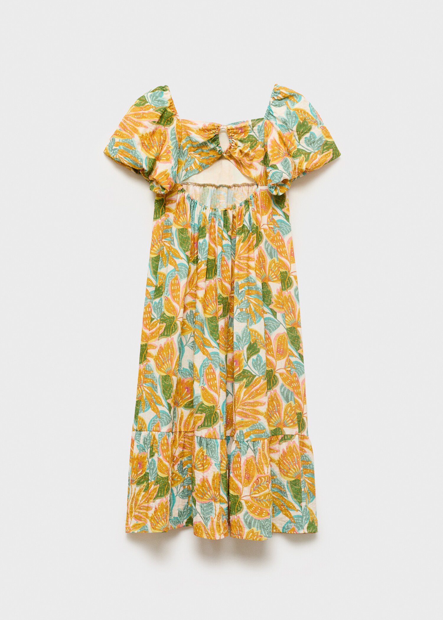 Robe à imprimé tropical - Verso de l’article