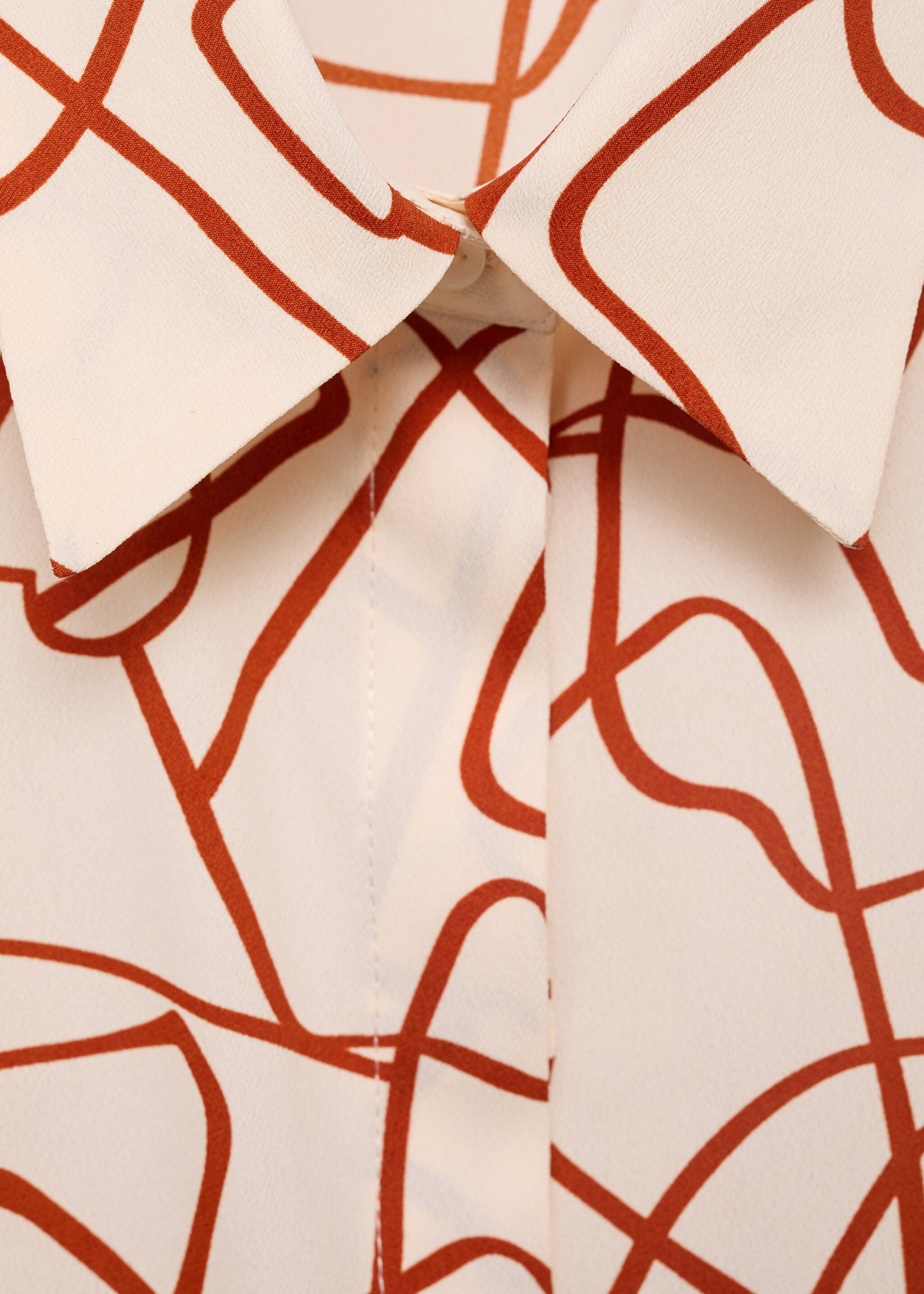 Printed straight shirt - Details of the article 8