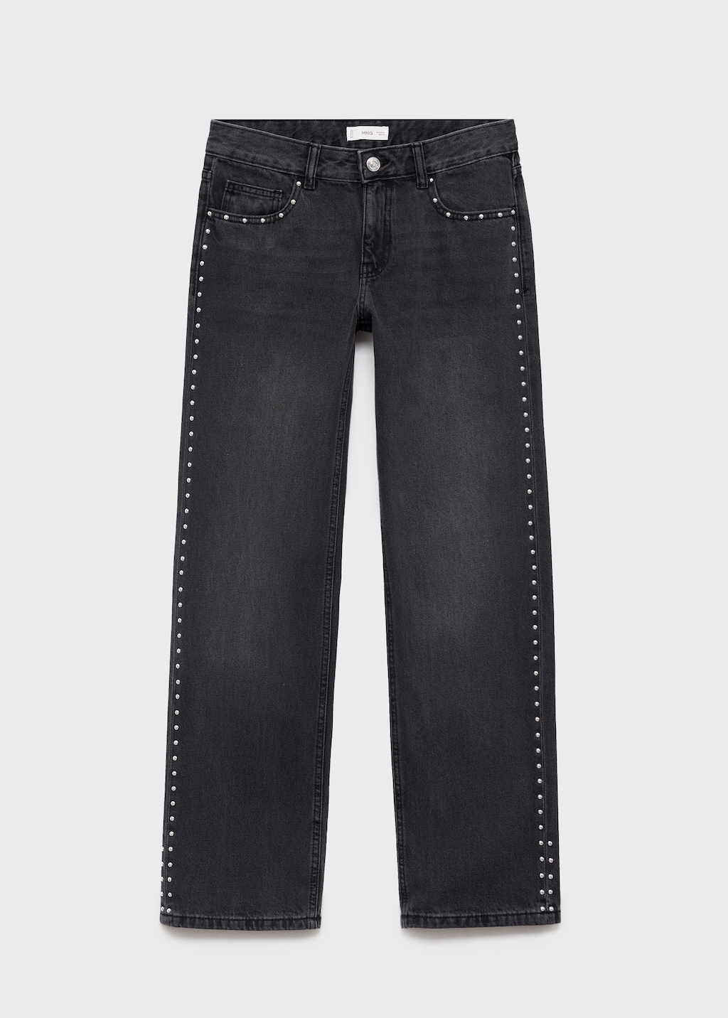 Wide leg jeans with seam detail - Teen | MANGO USA