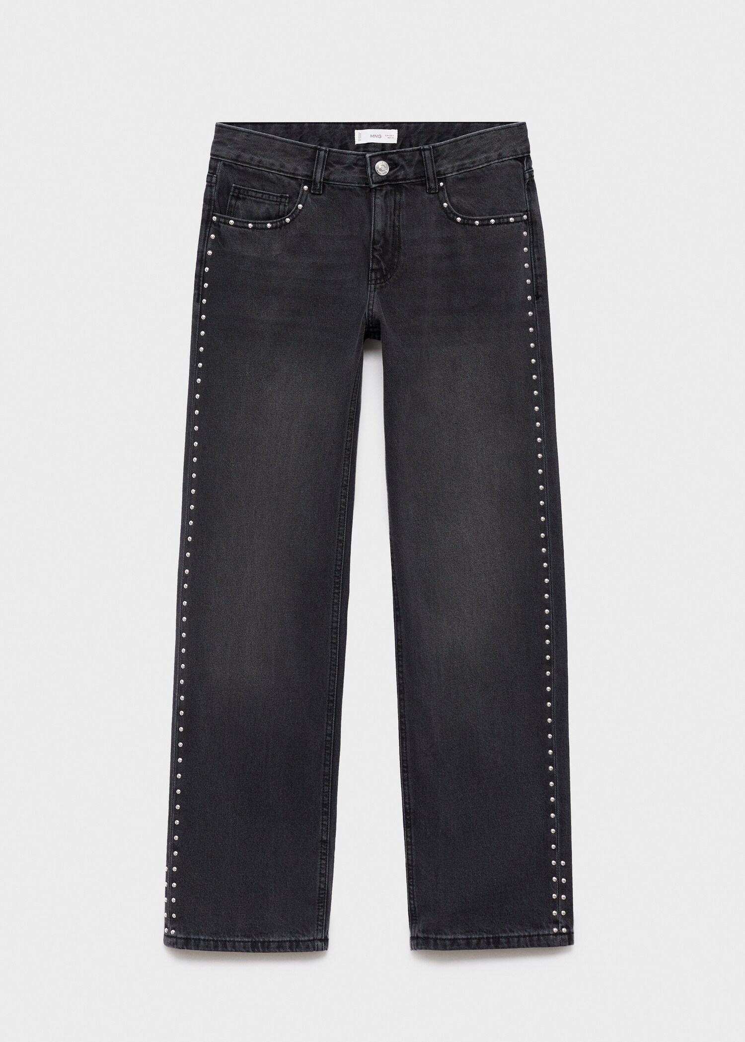 Straight-fit jeans with studs - Article without model