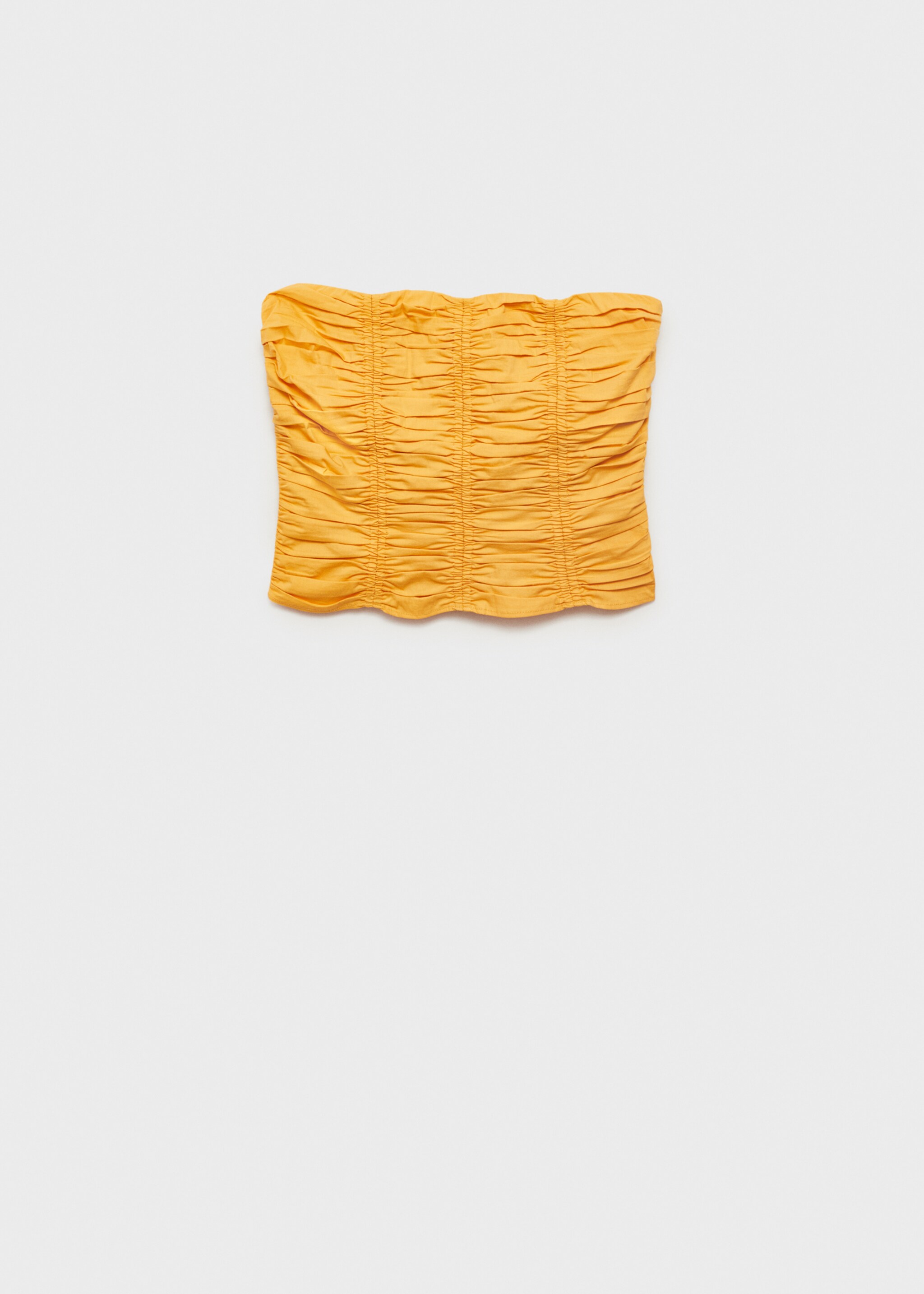 Ruched strapless top - Article without model