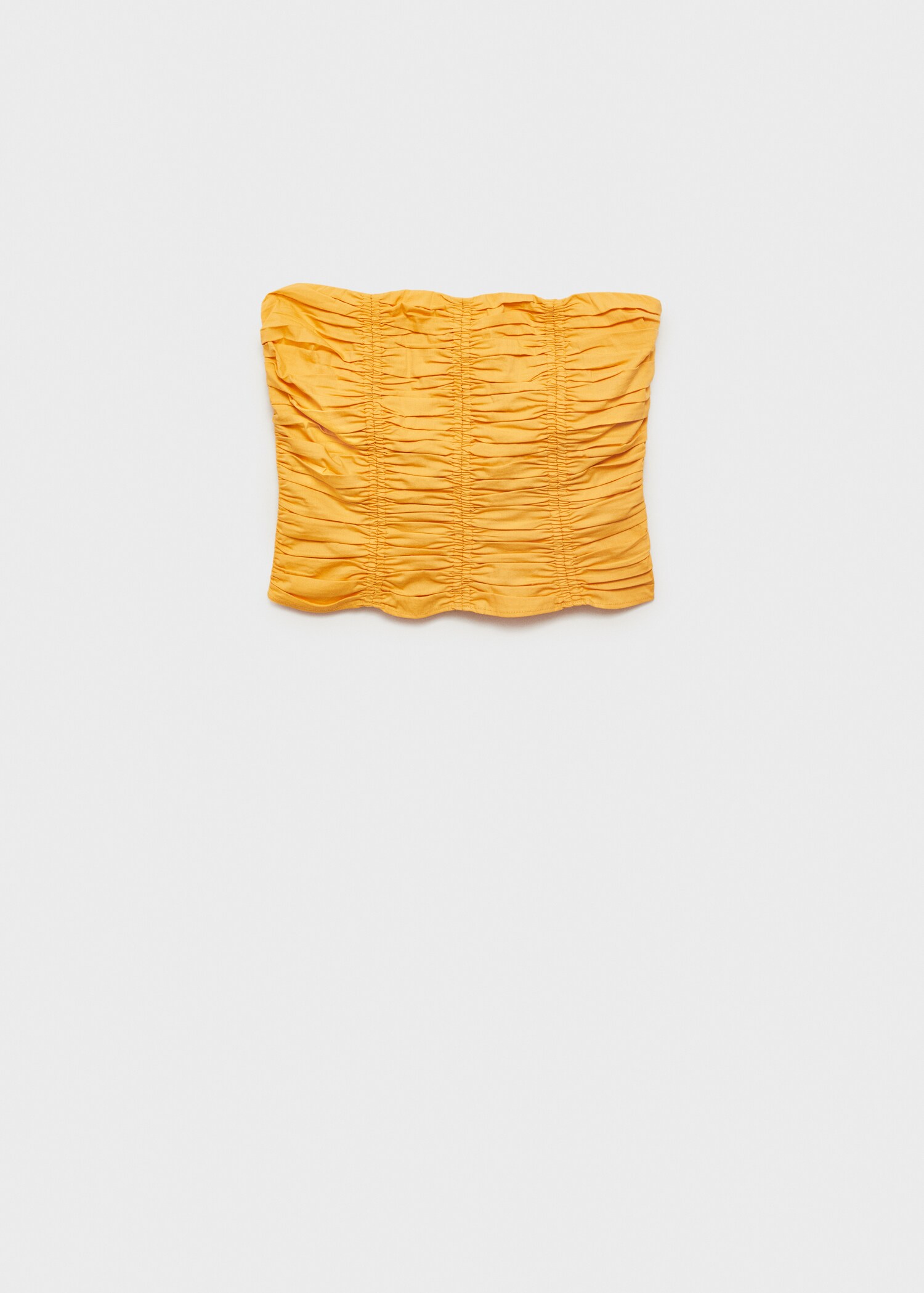 Ruched strapless top - Article without model