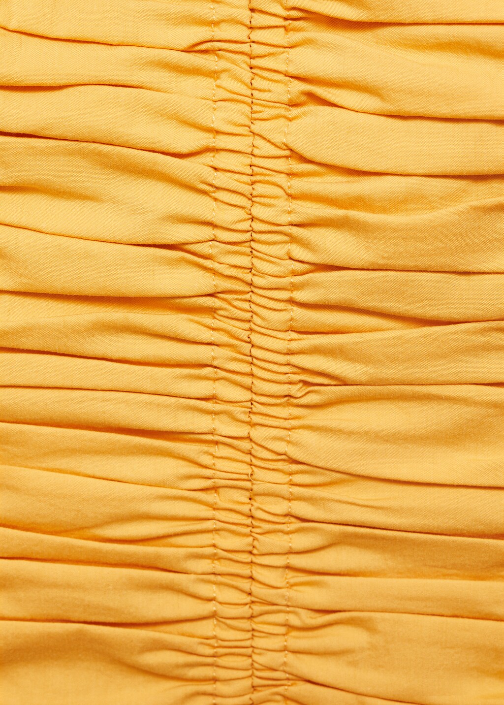 Ruched strapless top