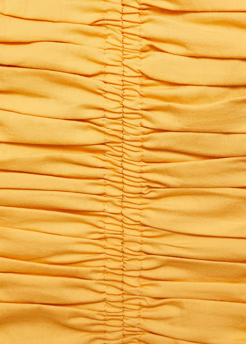 Ruched strapless top